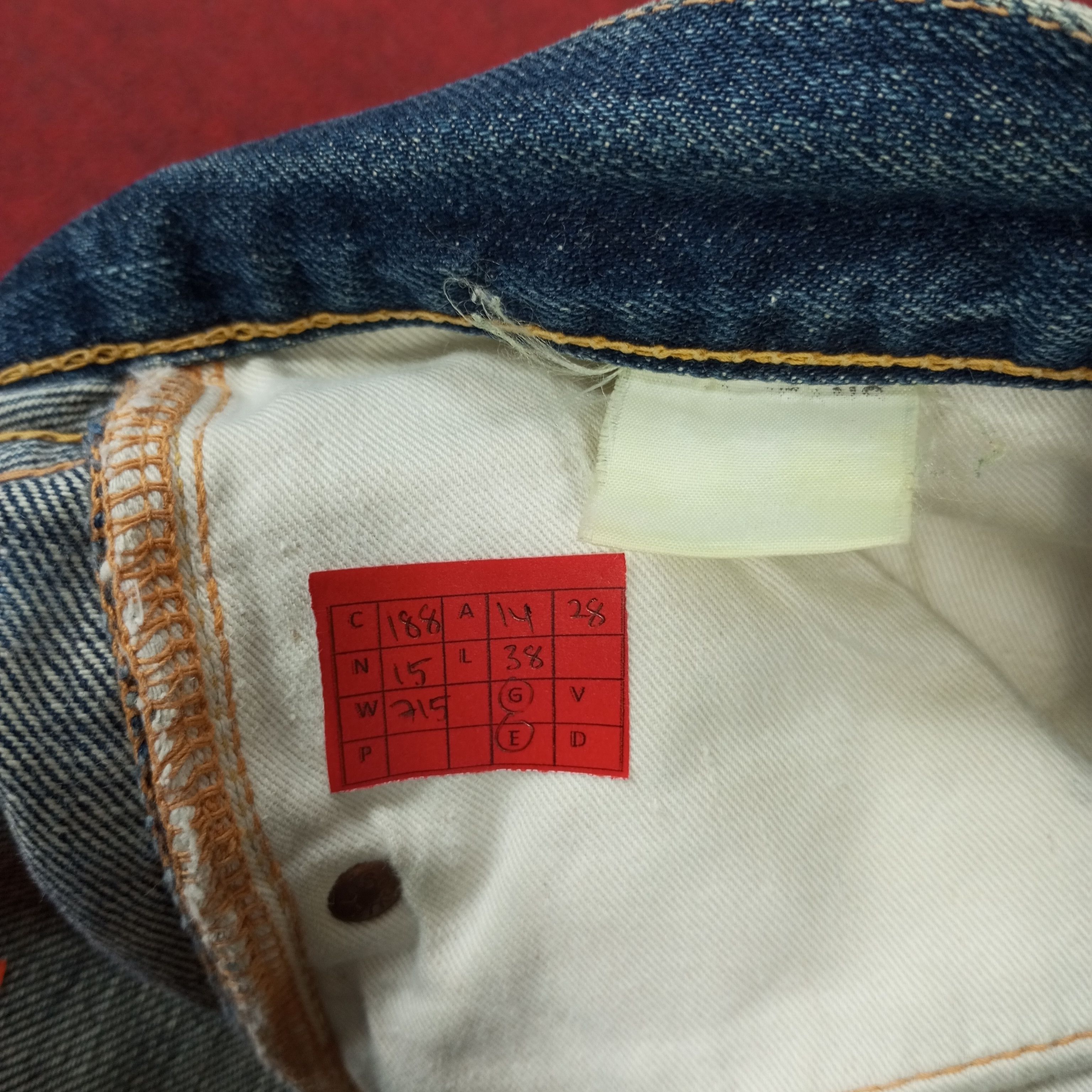 Evisu Evis Japanese Brand Fashion Style Custom Daicock Jeans Size US 28 / EU 44 - 13 Thumbnail