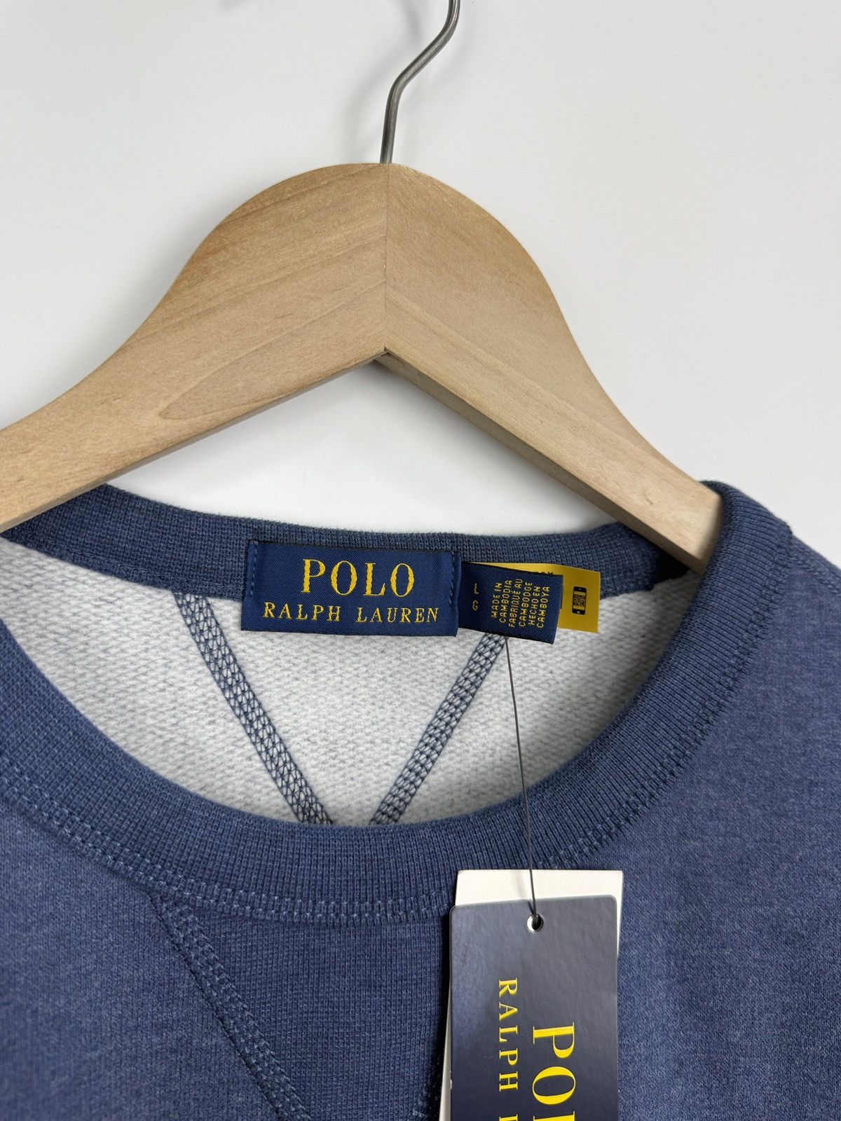 Polo Ralph Lauren 🇺🇸 NWT❗️Polo Ralph Lauren Crewneck Sweatshirt Pullover Rare Size US L / EU 52-54 / 3 - 7 Thumbnail