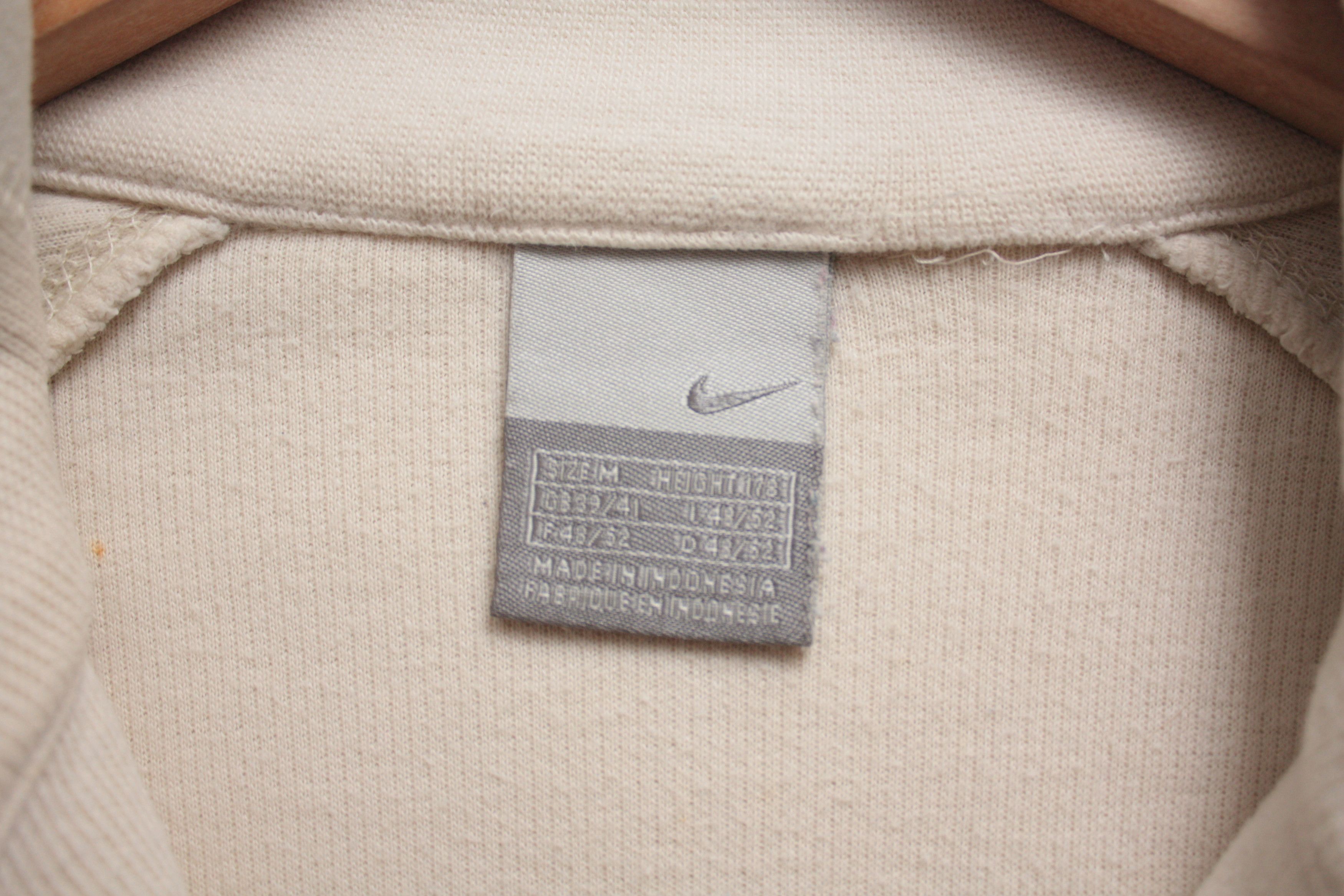 Nike Nike Vintage Beige Snapt-T Pullover Sweat Medium Size US M / EU 48-50 / 2 - 7 Thumbnail