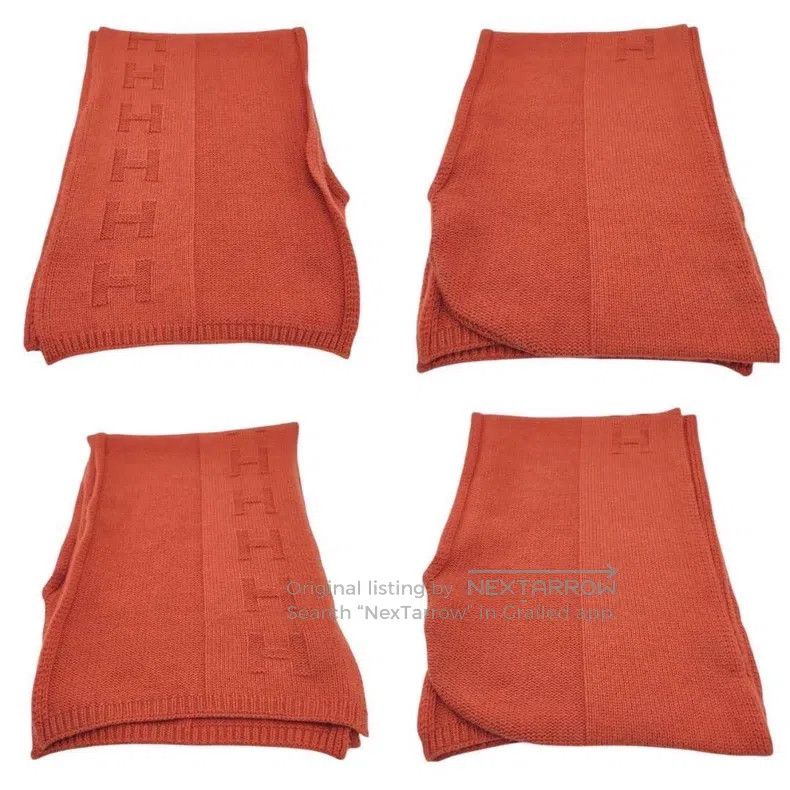 Hermes Hermes size 200*32 cm Hooded cashmere scarf Size ONE SIZE - 4 Thumbnail
