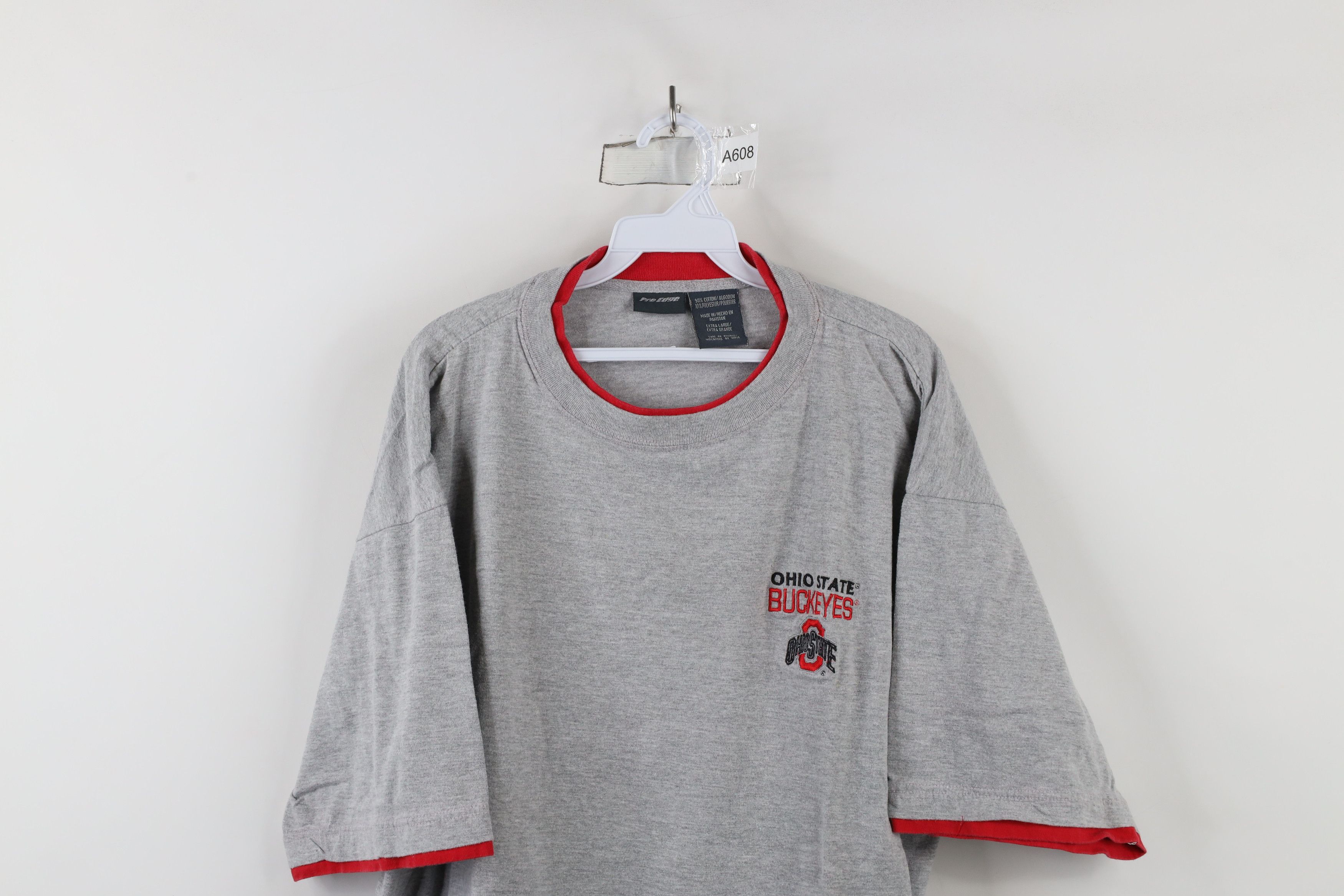 Vintage Vintage 90s Ohio State University Short Sleeve T-Shirt Size US XL / EU 56 / 4 - 2 Thumbnail
