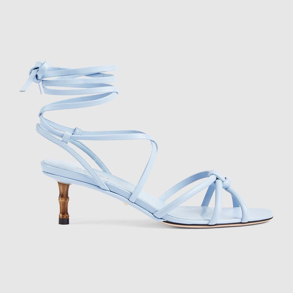 Gucci Gucci Bamboo Strappy Leather Sandals SIZE 36.5 Size ONE SIZE - 1 Thumbnail