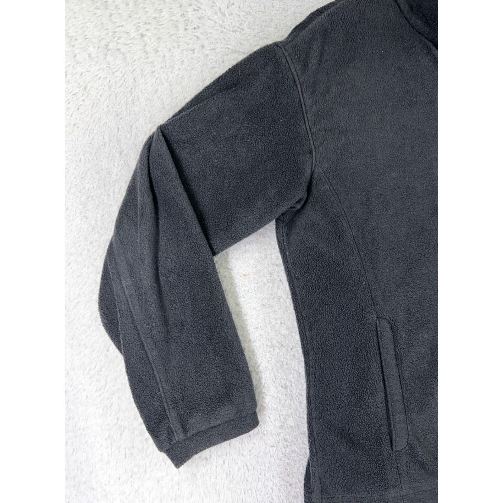 The North Face The North Face Jacket Womens Large Gray Full Zip Fleece 100% Polyester Mock Neck Size L / US 10 / IT 46 - 3 Thumbnail