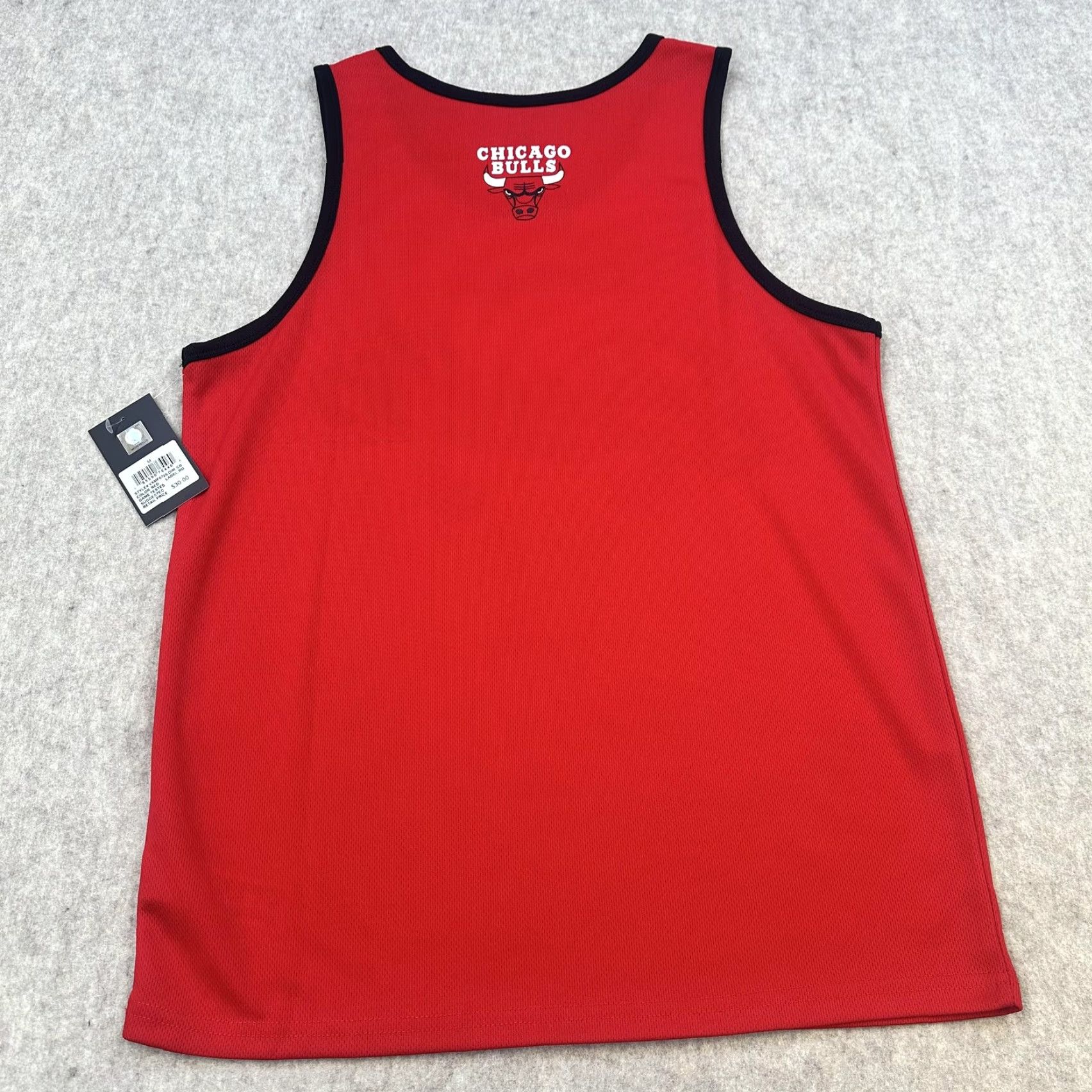 NBA Chicago Bulls Shirt Mens M Red NBA Tank Top Jersey Game Tested Size US M / EU 48-50 / 2 - 6 Thumbnail