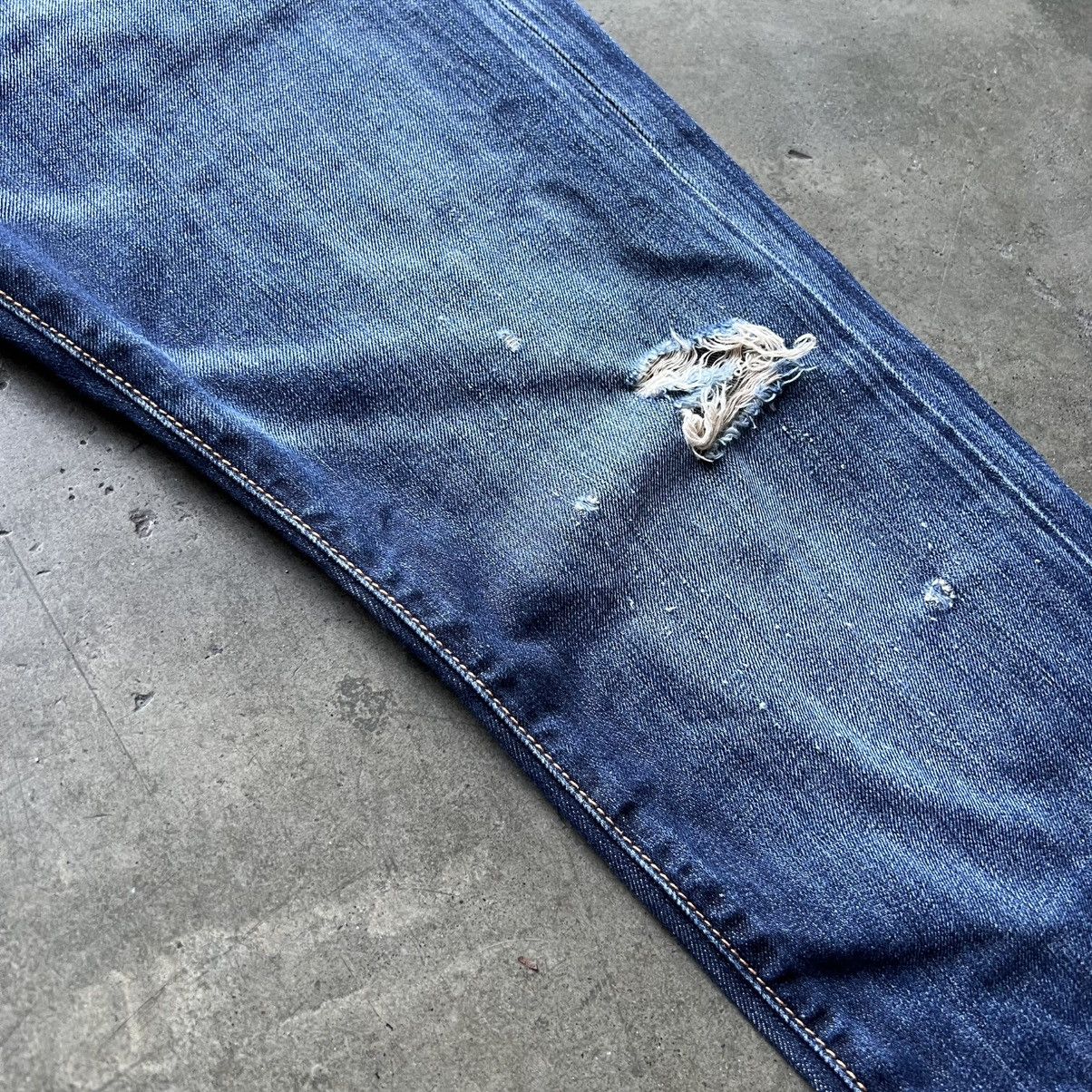 Ed Hardy × Vintage VTG ‘00s Y2K Christian Audigier Ed Hardy Skull Denim Jeans Size US 33 - 9 Thumbnail