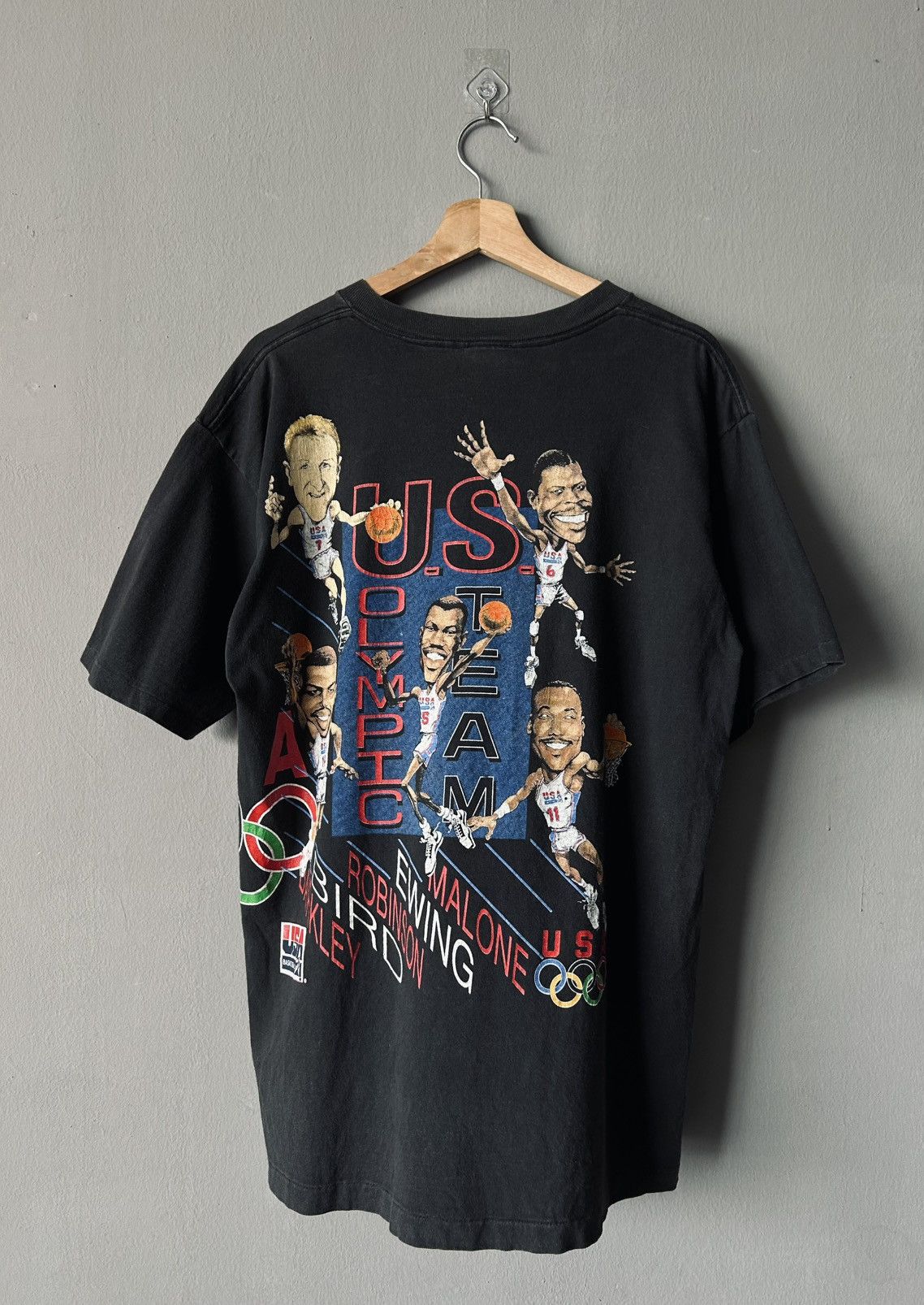 USA Olympics Vintage Olympic Usa Overprint Tshirt Size US M / EU 48-50 / 2 - 2 Thumbnail