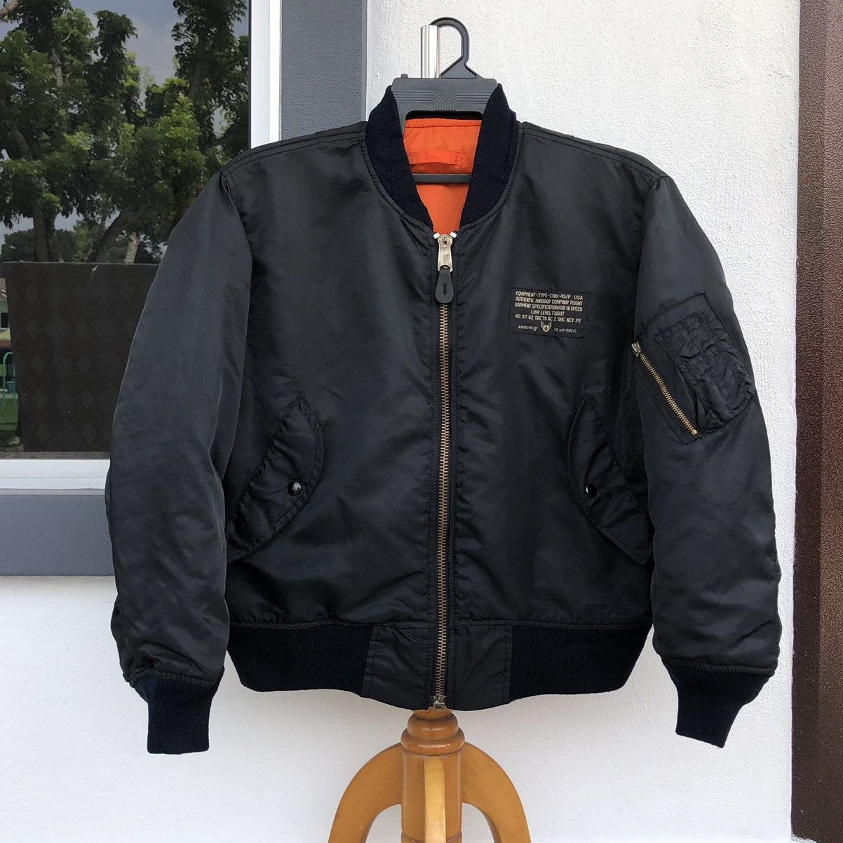 Bomber Jacket × Ma 1 × Vintage Vintage US Air Force Flyer's Bomber Jacket × Ma 1 × Vintage Vintage US Air Force Flyer's
