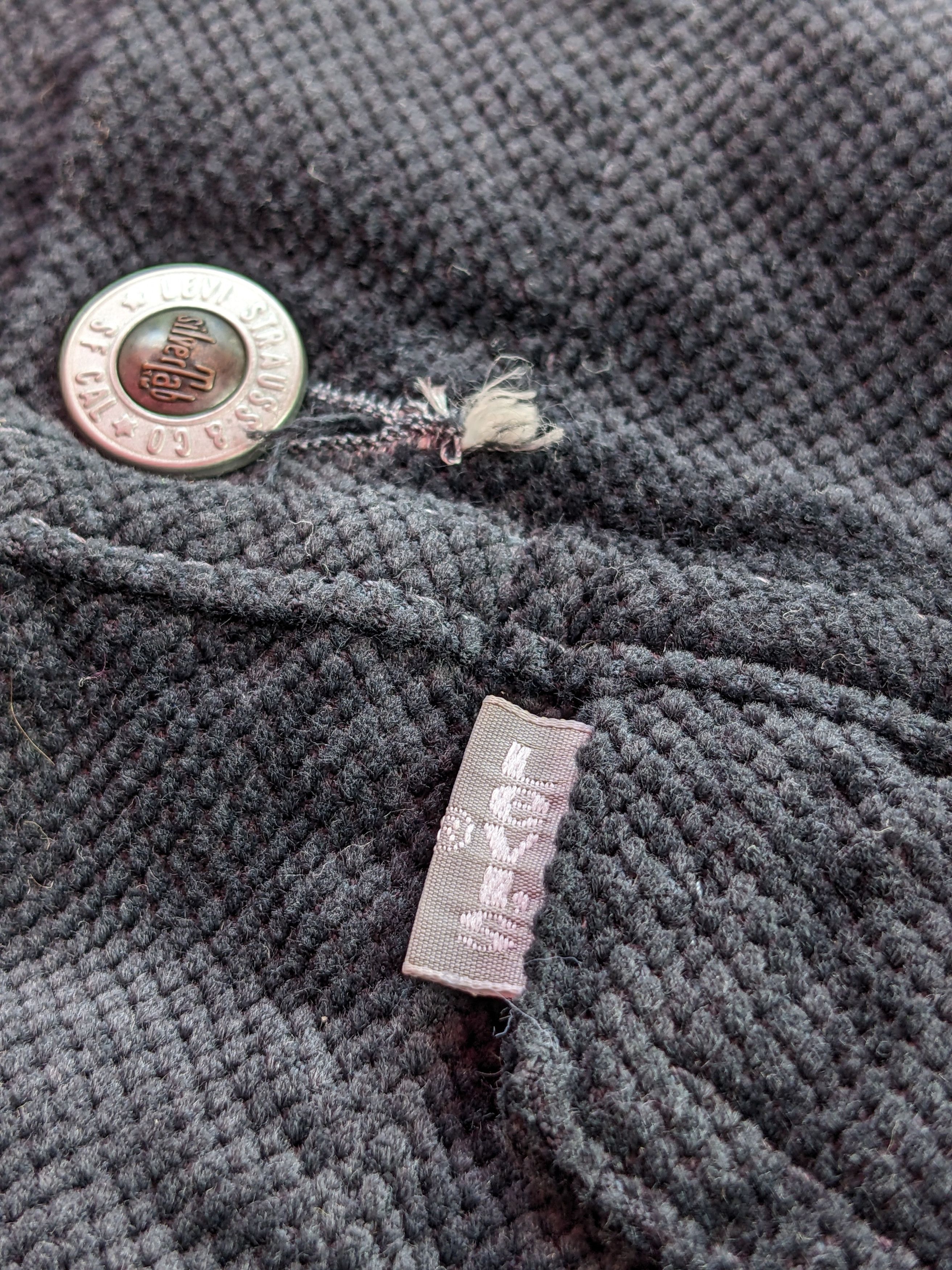 Levi's Vintage 90s Levi's Silvertab corduroy trucker jacket Size S / US 4 / IT 40 - 5 Thumbnail