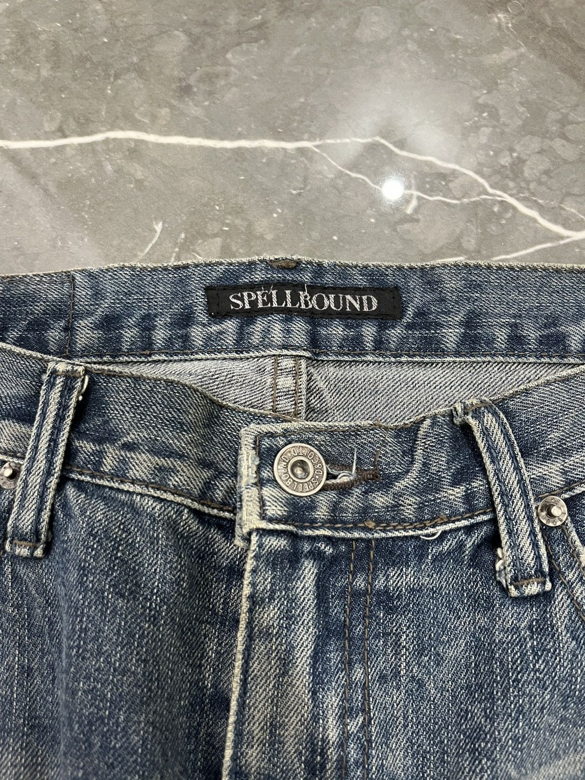 Japanese Brand × Spellbound Spellbound distressed denim Size US 34 / EU 50 - 3 Thumbnail