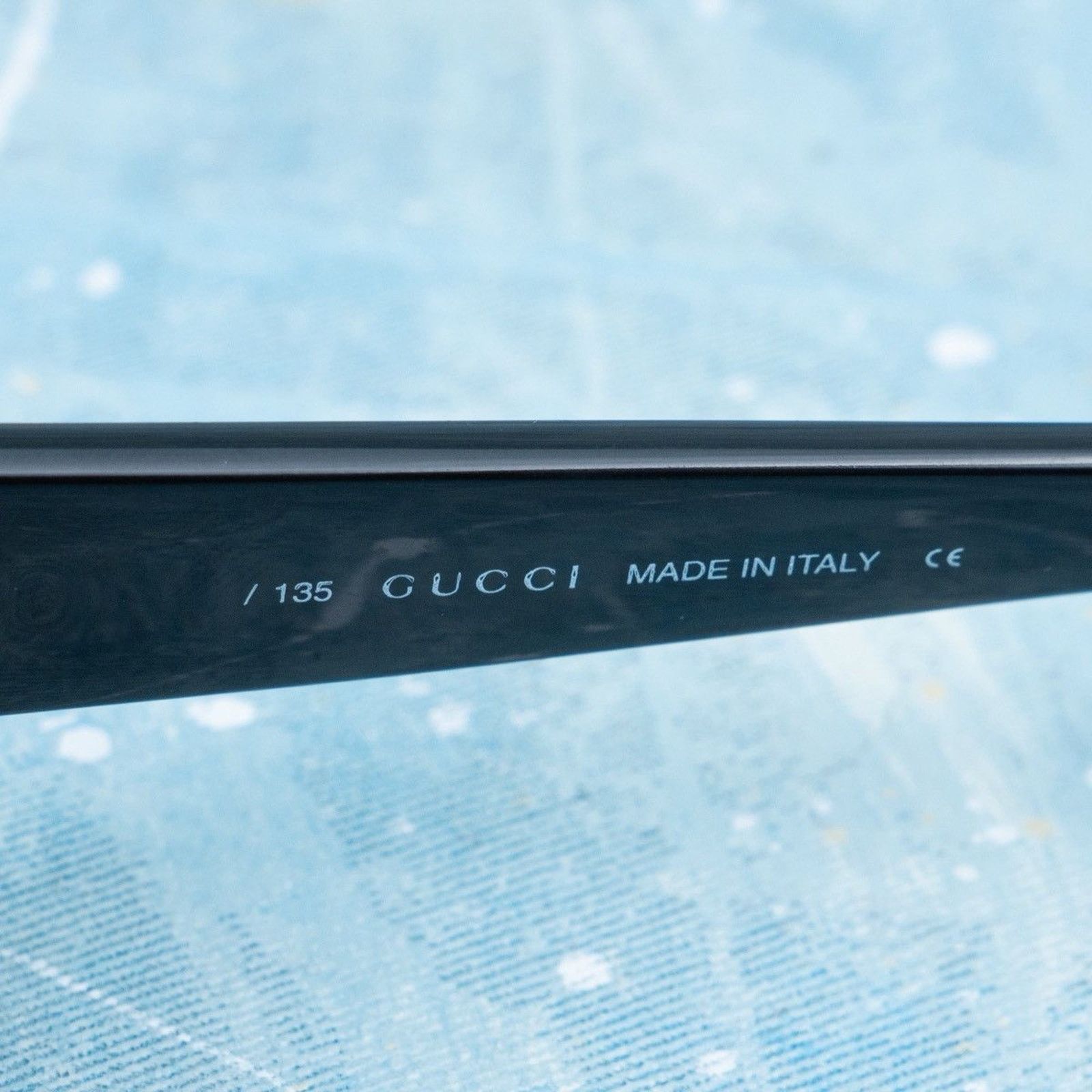 Gucci × Vintage Vintage gucci logo rectangular transparent green sunglasses Size ONE SIZE - 5 Thumbnail
