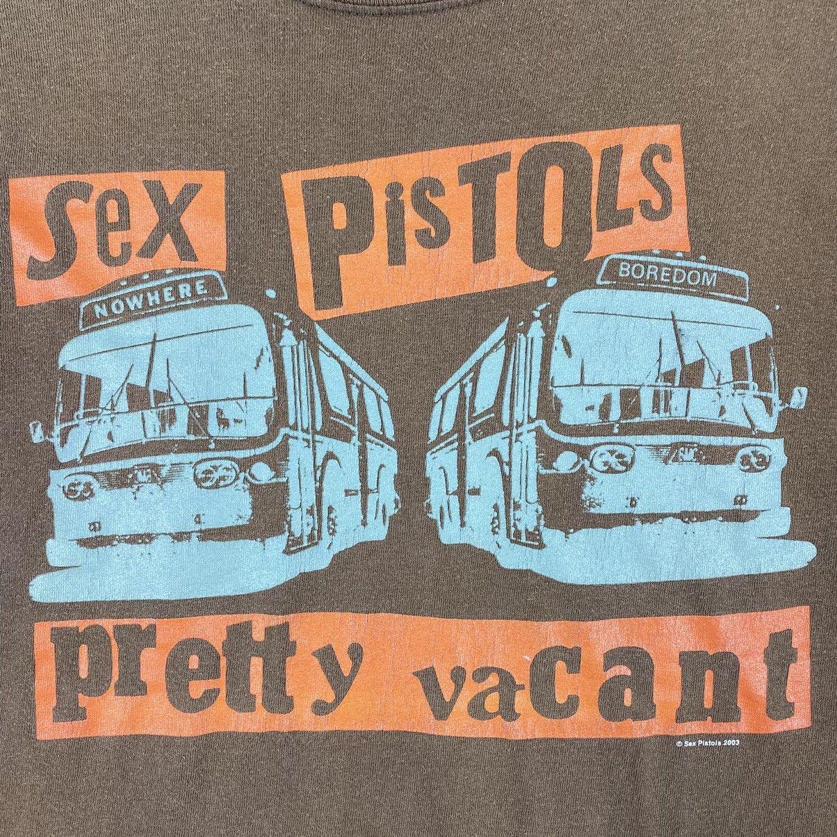 Band Tees × Vintage Vintage 00's SEX PISTOLS Pretty Vacant Faded Band Tee Size US M / EU 48-50 / 2 - 7 Thumbnail