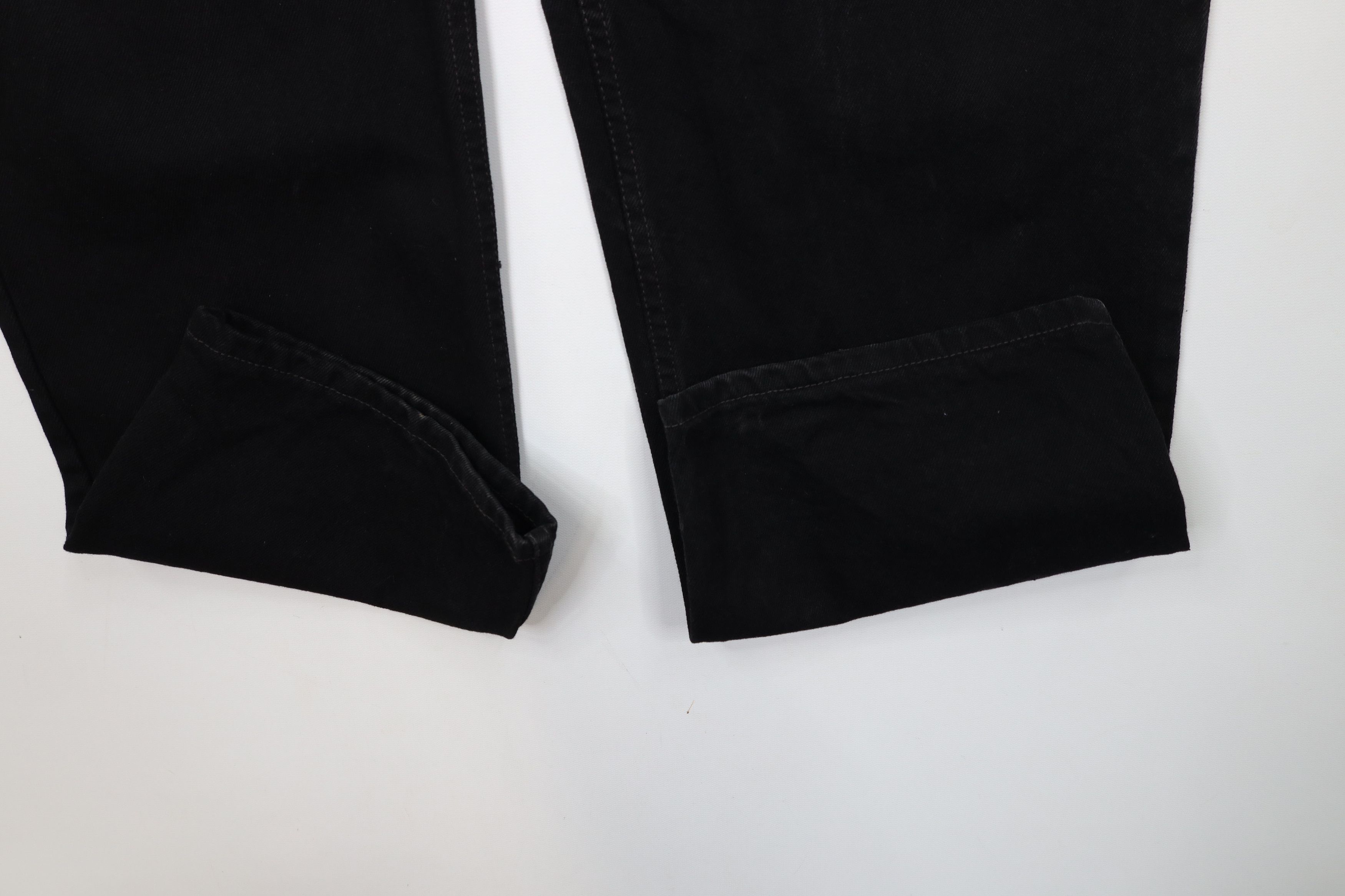 Levi's × Vintage Vintage 90 Levis 550 Relaxed Fit Tapered Leg Jeans Black Size US 36 / EU 52 - 5 Thumbnail
