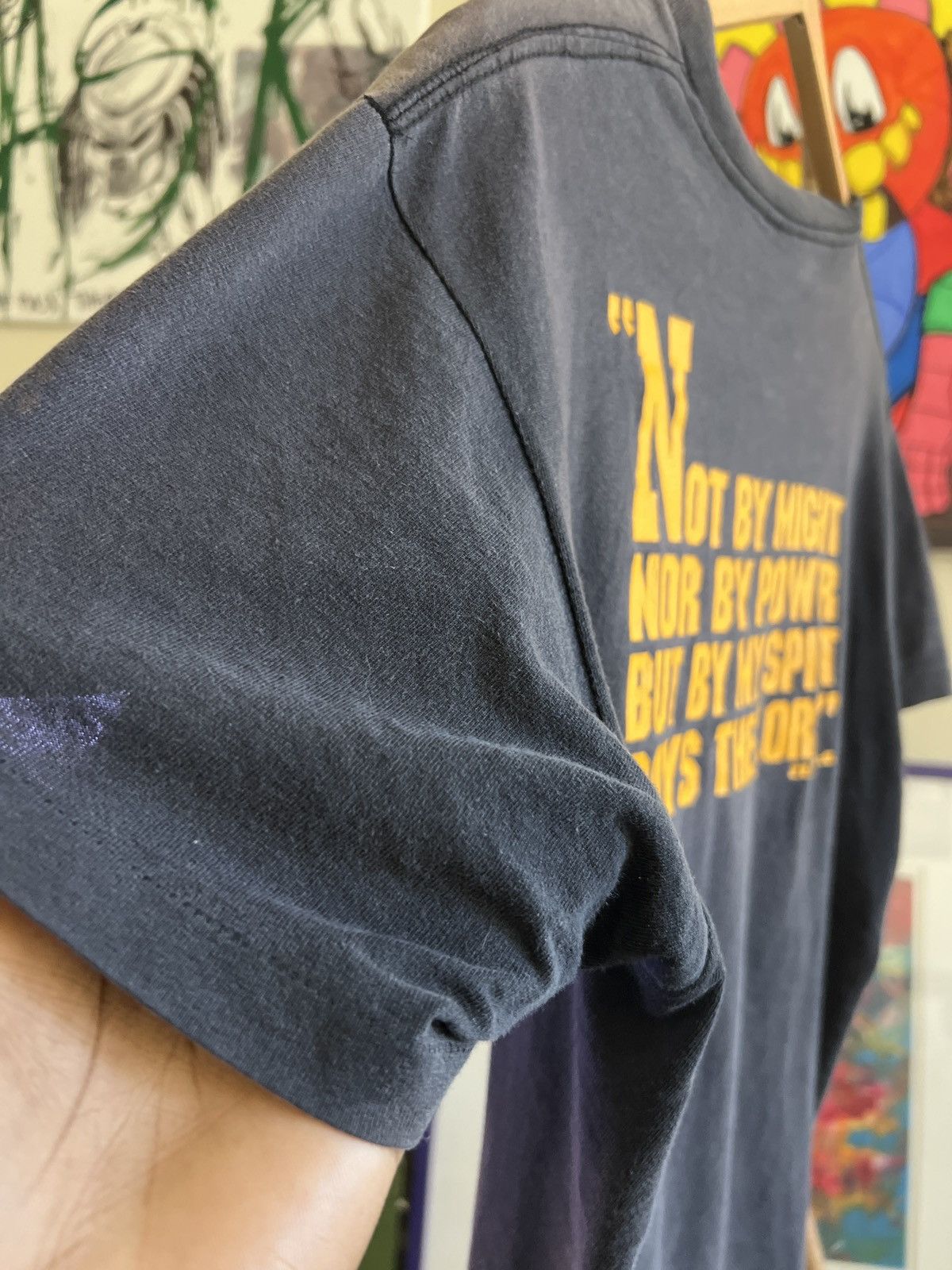 Vintage 80s Jesus Batman Tee Size US L / EU 52-54 / 3 - 4 Thumbnail