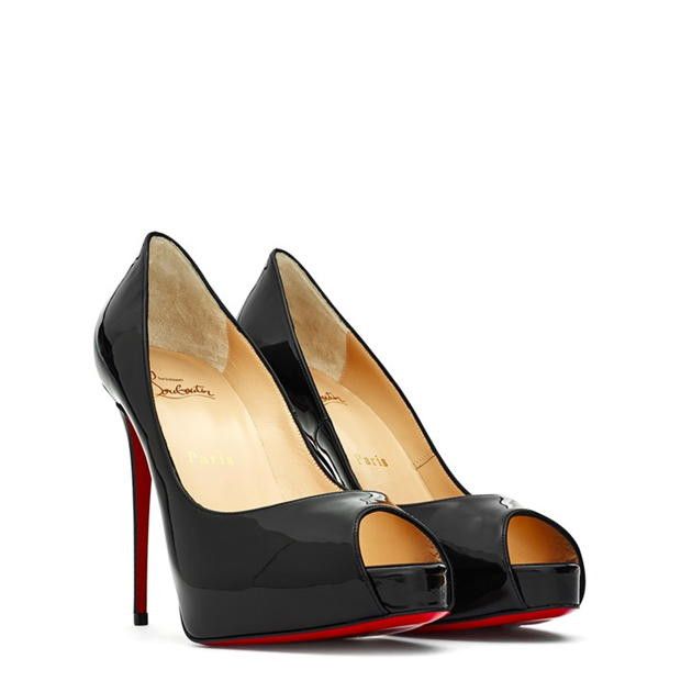 Christian Louboutin New Very Privé 120mm Open Toe Pumps Size US 8 / IT 38 - 4 Thumbnail