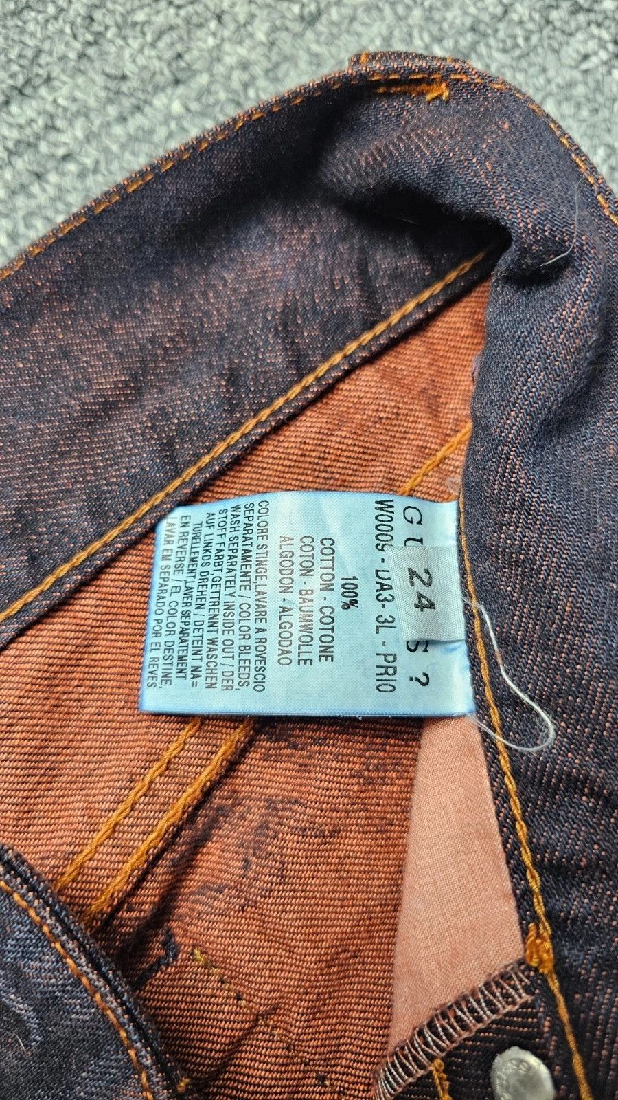 Guess Guess Jeans Marilyn Monroe Pants Venice Diva Graphic Blue 24 Size 24" / US 00 / IT 34 - 12 Thumbnail