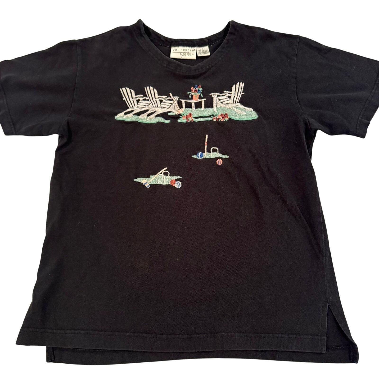 Van Heusen Vintage Van Heusen Croquet T-Shirt - Size Small Size S / US 4 / IT 40 - 1 Thumbnail