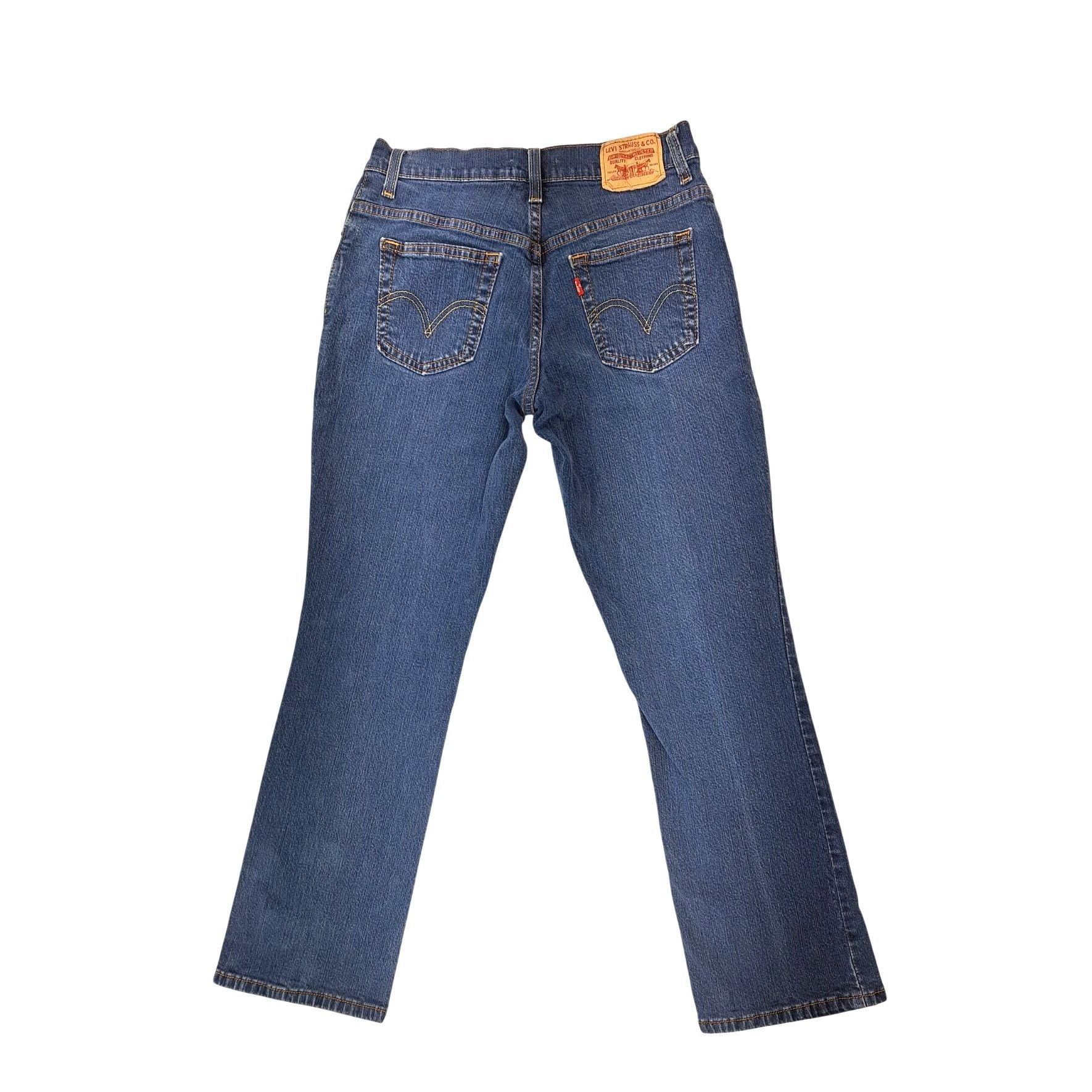 Levi's Levi's 550 Women Relaxed Boot Cut Jeans Size 8M Blue Denim Size 30" / US 8 / IT 44 - 1 Thumbnail