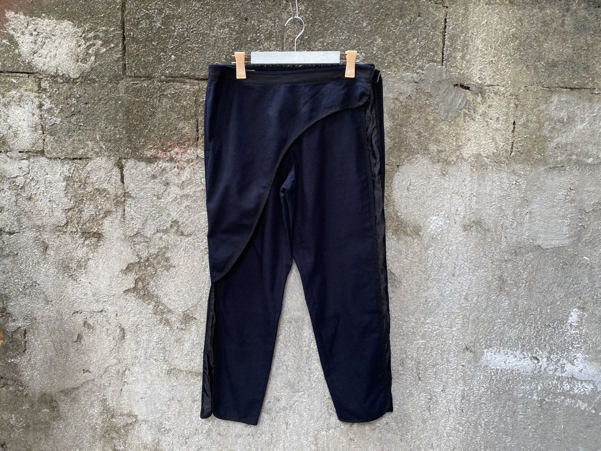 image of Dries Van Noten Wrap Pants in Blue, Men's (Size 32)