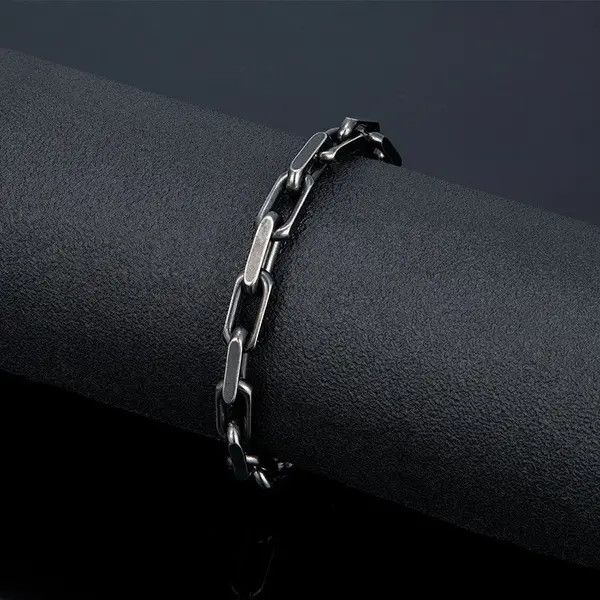 VIBE 21cm Vintage Black Bleach Chain Size ONE SIZE - 7 Thumbnail