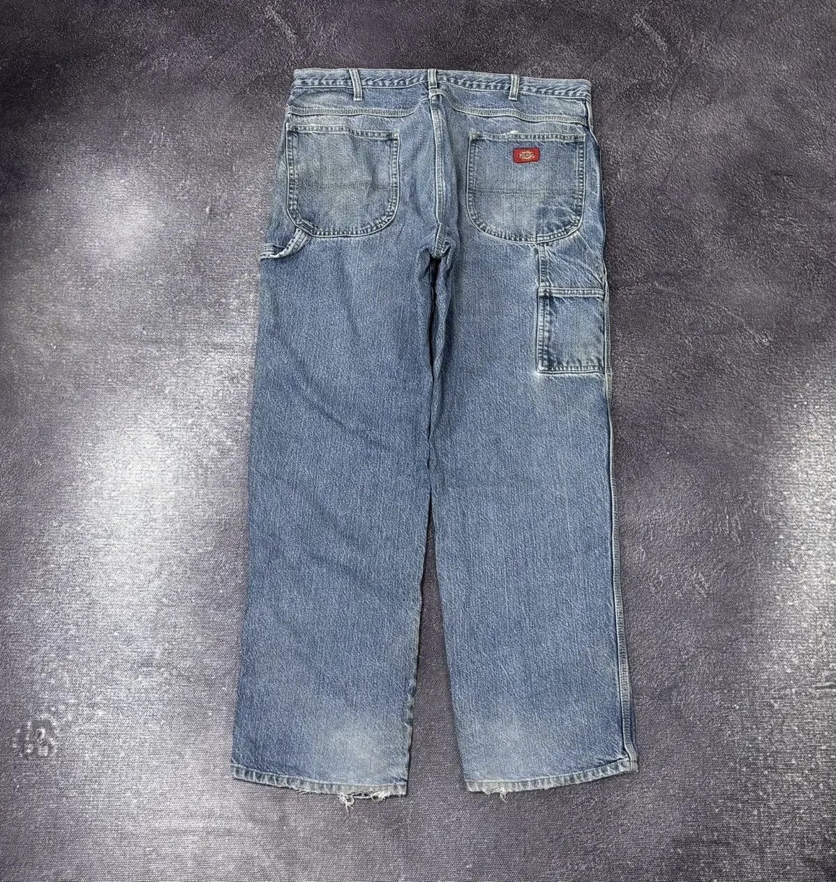 Dickies × Vintage Vintage Dickies Faded Washed Blue Denim Hype Baggy Jeans Size US 38 / EU 54 - 1 Thumbnail