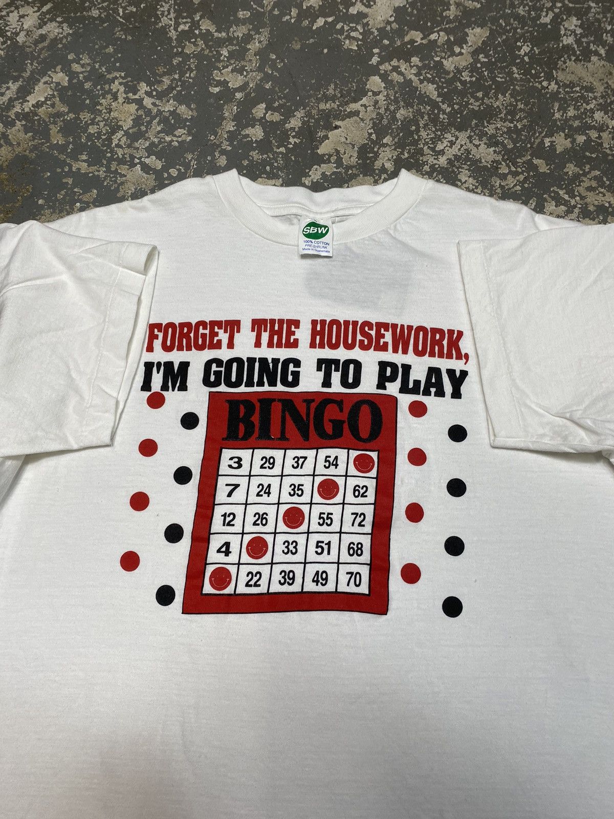 Japanese Brand × Vintage Vintage Bingo Funny 90s New Old Stock Tshirt Size US L / EU 52-54 / 3 - 3 Thumbnail