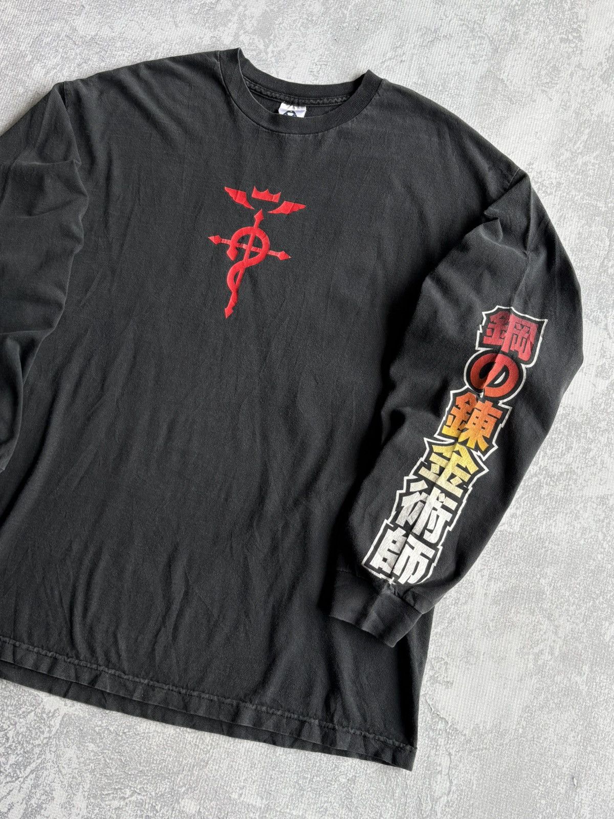 Anime Vintage 2004 Fullmetal Alchemist Long Sleeve Tee Shirt Size US XL / EU 56 / 4 - 3 Thumbnail