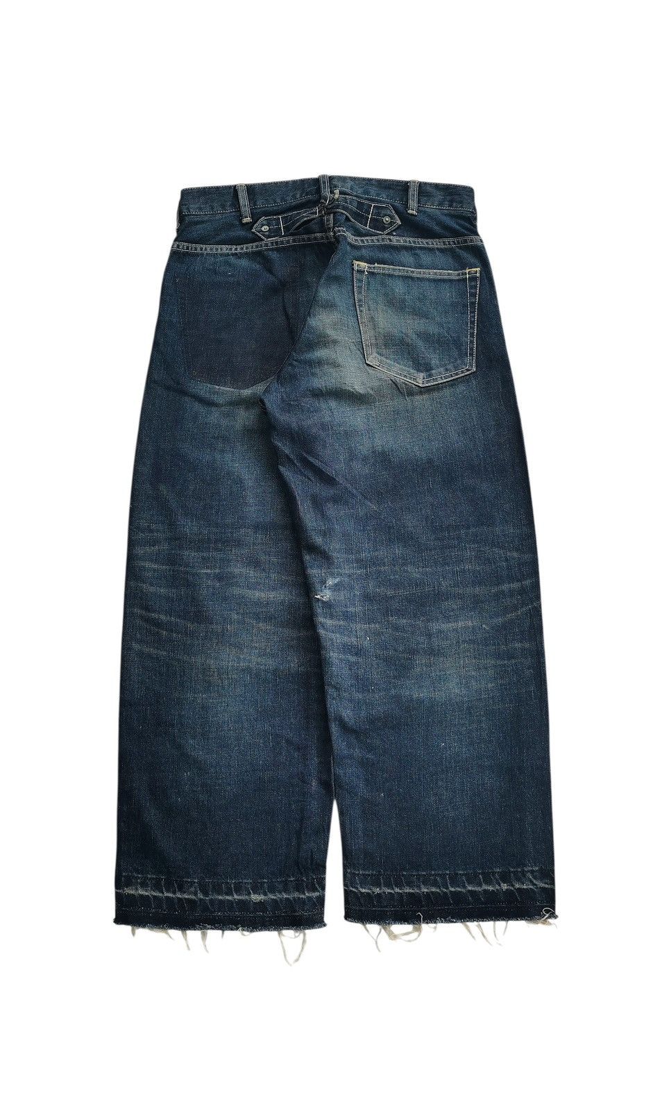 JNCO Jorts Baggy Pensee Japan Repaired Denim JNCO Size US 30 / EU 46 - 4 Thumbnail