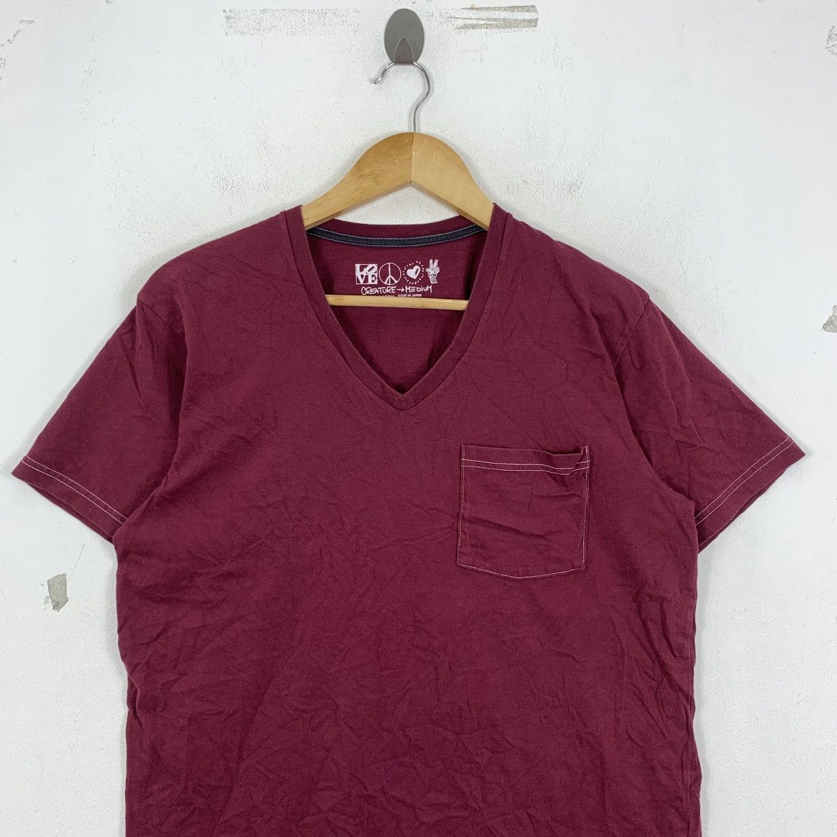 Japanese Brand CREATURE From The Living Japanese Brand Short Sleeve Tshirt Size US M / EU 48-50 / 2 - 3 Thumbnail