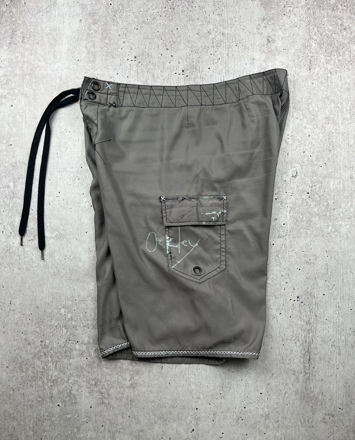 Oakley × Vintage Crazy Vintage Big Logo Oakley Shorts Size US 34 / EU 50 - 5 Thumbnail