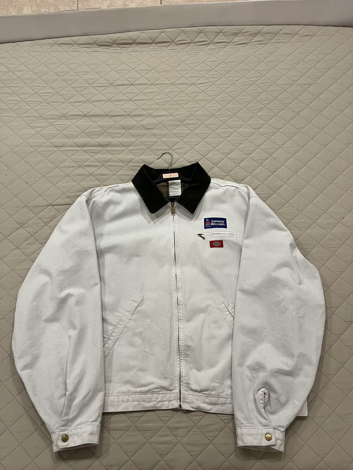 image of Dickies Detroit Jacket in White, Men's (Size XL)