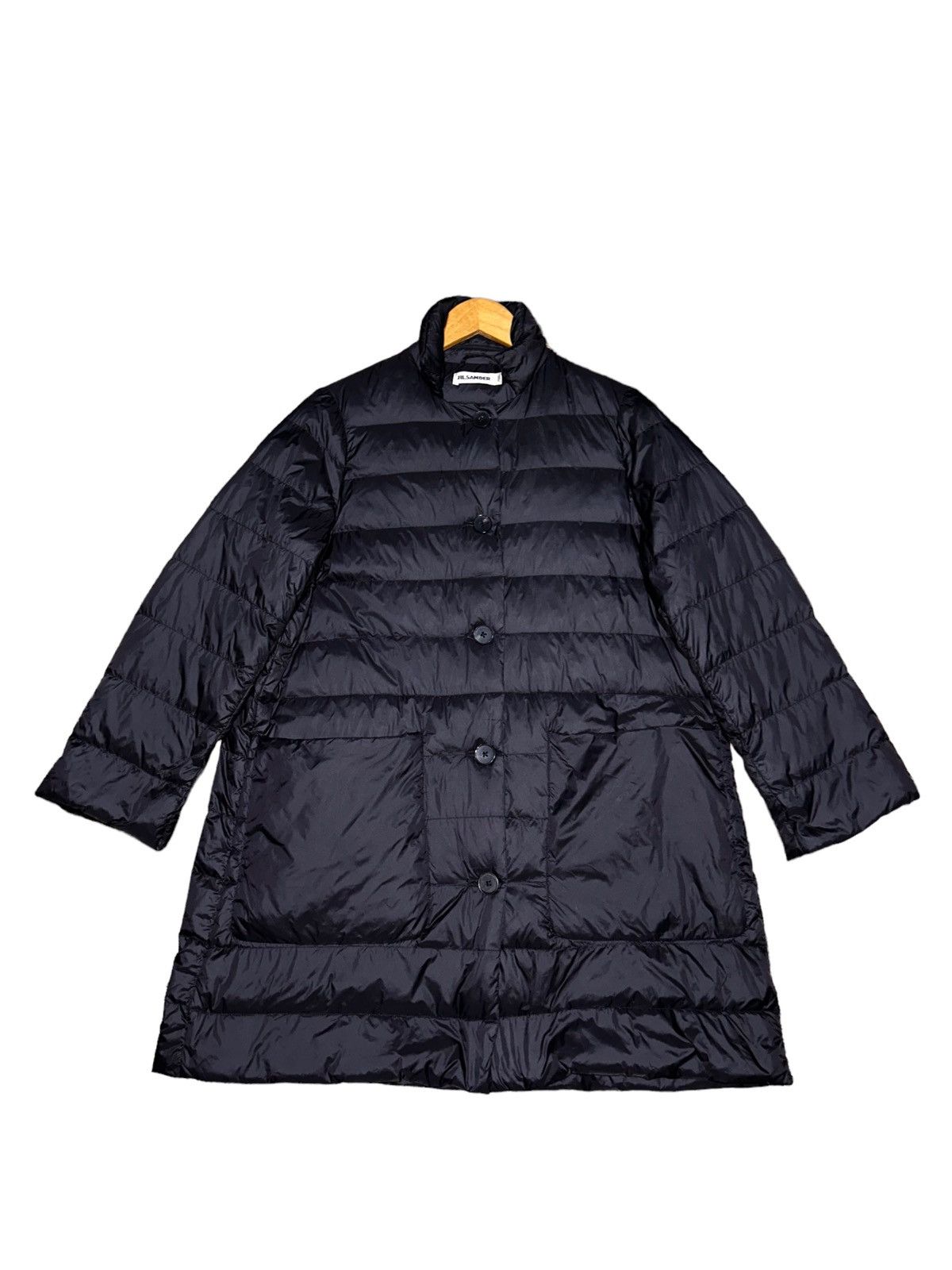 image of Ss2015 Fall/winter Jil Sander Puffer Jacket in Black, Men's (Size Medium)