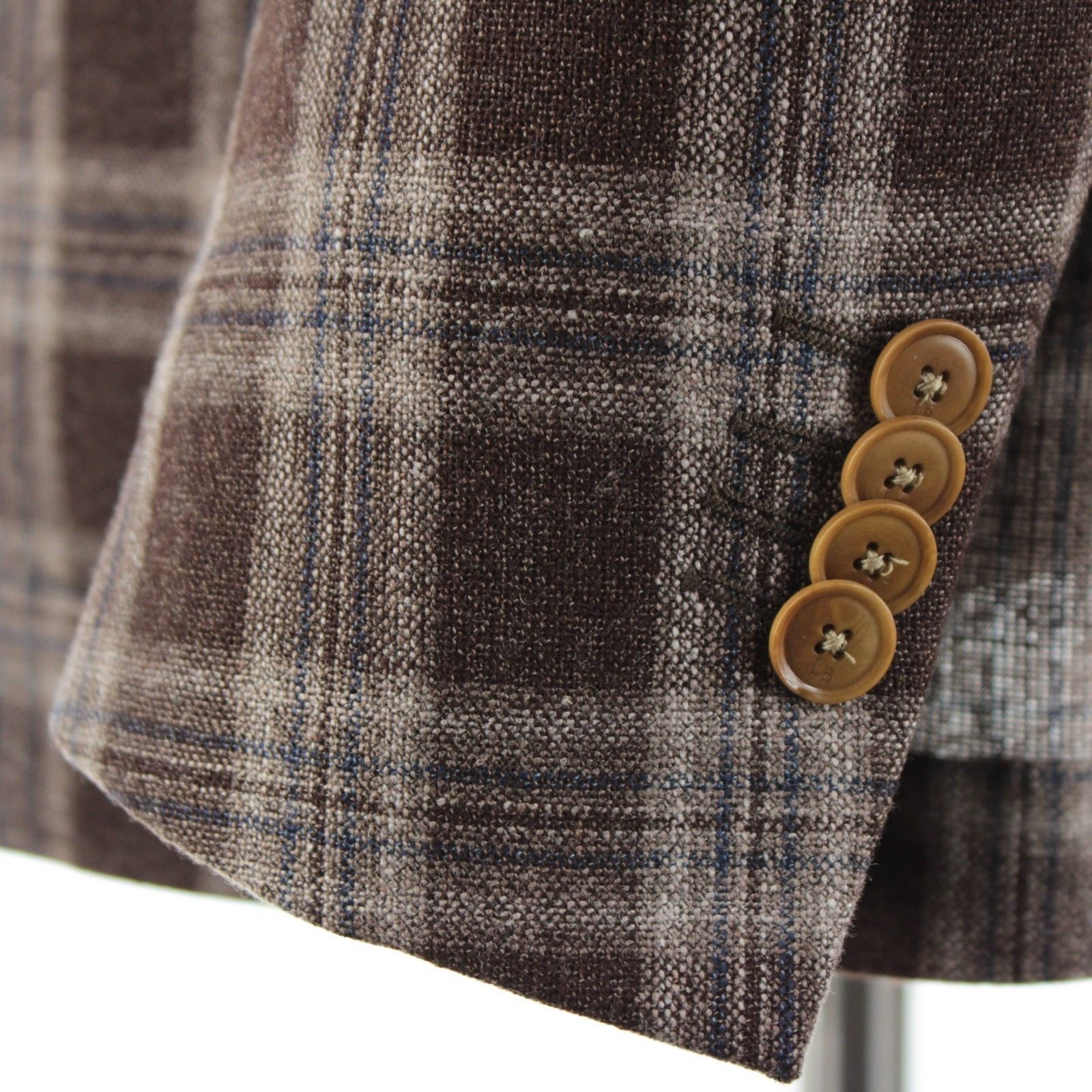 Luciano Barbera Luciano Barbera Sport Coat Size 44 US in Brown Size 44R - 3 Thumbnail