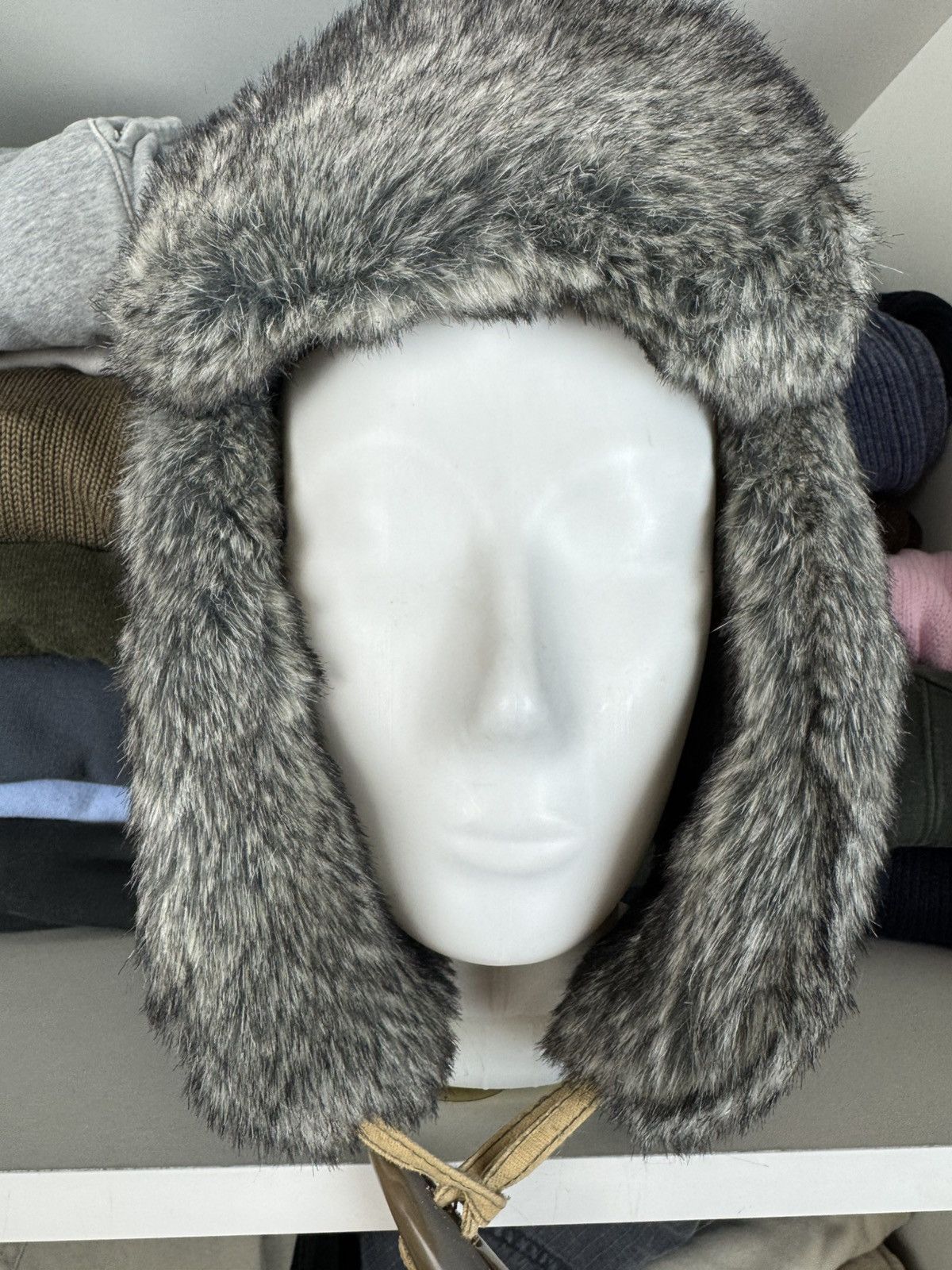 Other Y2K Ushanka Faux Fuzzy Fur Hat Size ONE SIZE - 3 Thumbnail