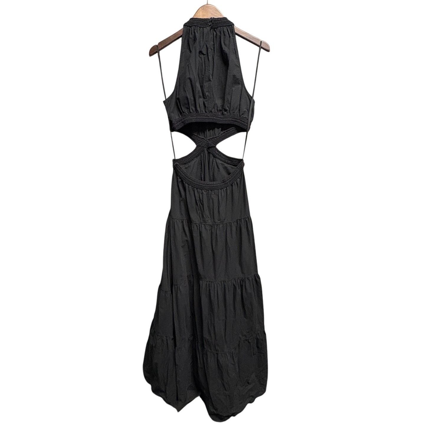 A.L.C. A.L.C. Casey Cutout Maxi Dress Size 6 Black 100% Cotton Size XS / US 0-2 / IT 36-38 - 4 Thumbnail