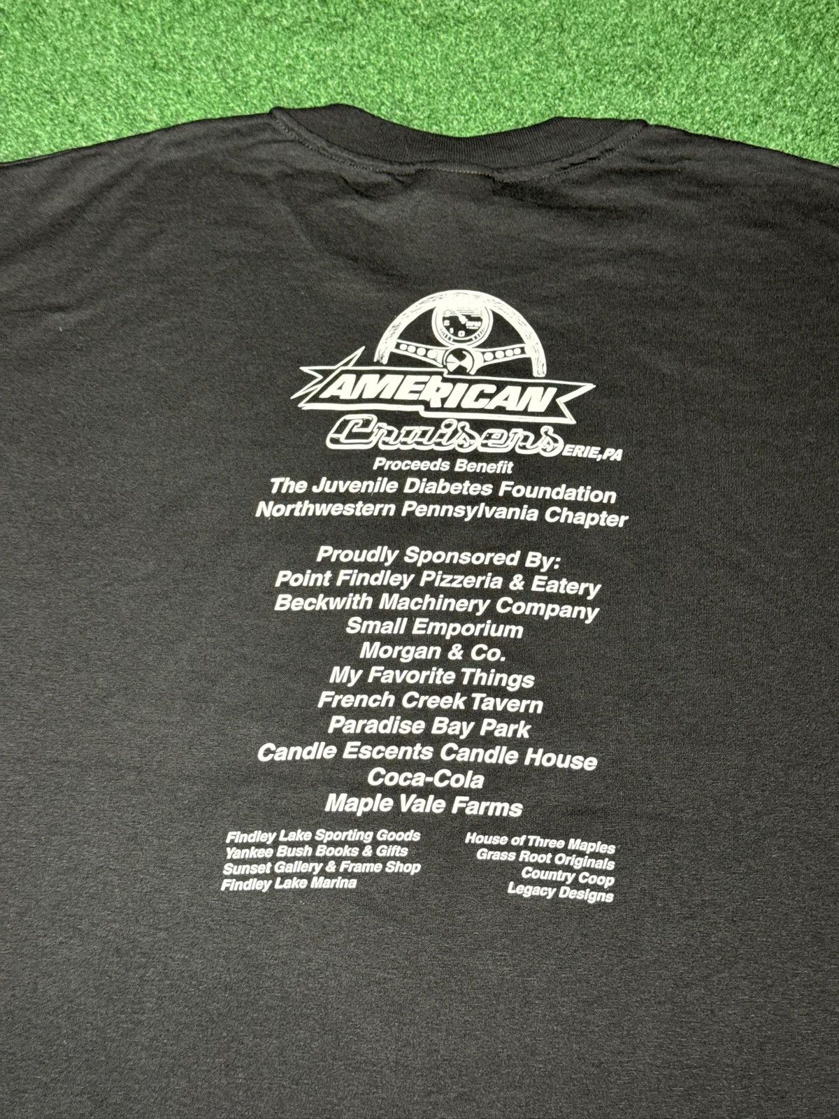Vintage Crusin American Findley Lake Ny Classic Car 90s L T Shirt Size US L / EU 52-54 / 3 - 4 Thumbnail