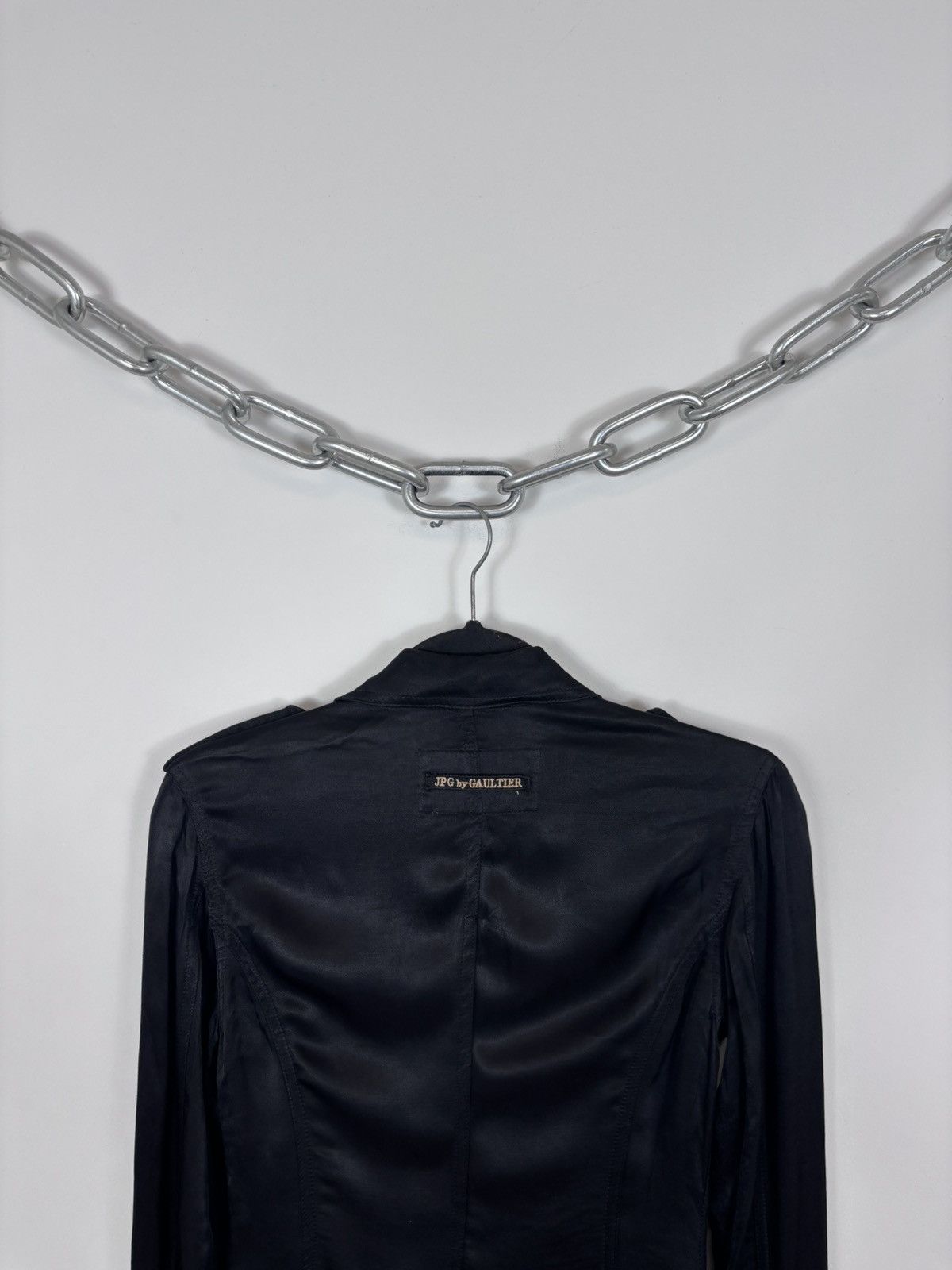 Jean Paul Gaultier Vintage Jean Paul Gaultier Women’s Black Biker Jacket Size S / US 4 / IT 40 - 23 Thumbnail