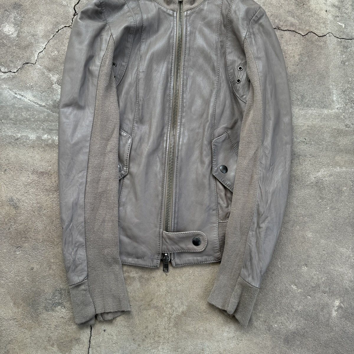 If Six Was Nine S.W.O.R.D 6.6.44 Leather Jacket Size S / US 4 / IT 40 - 6 Thumbnail