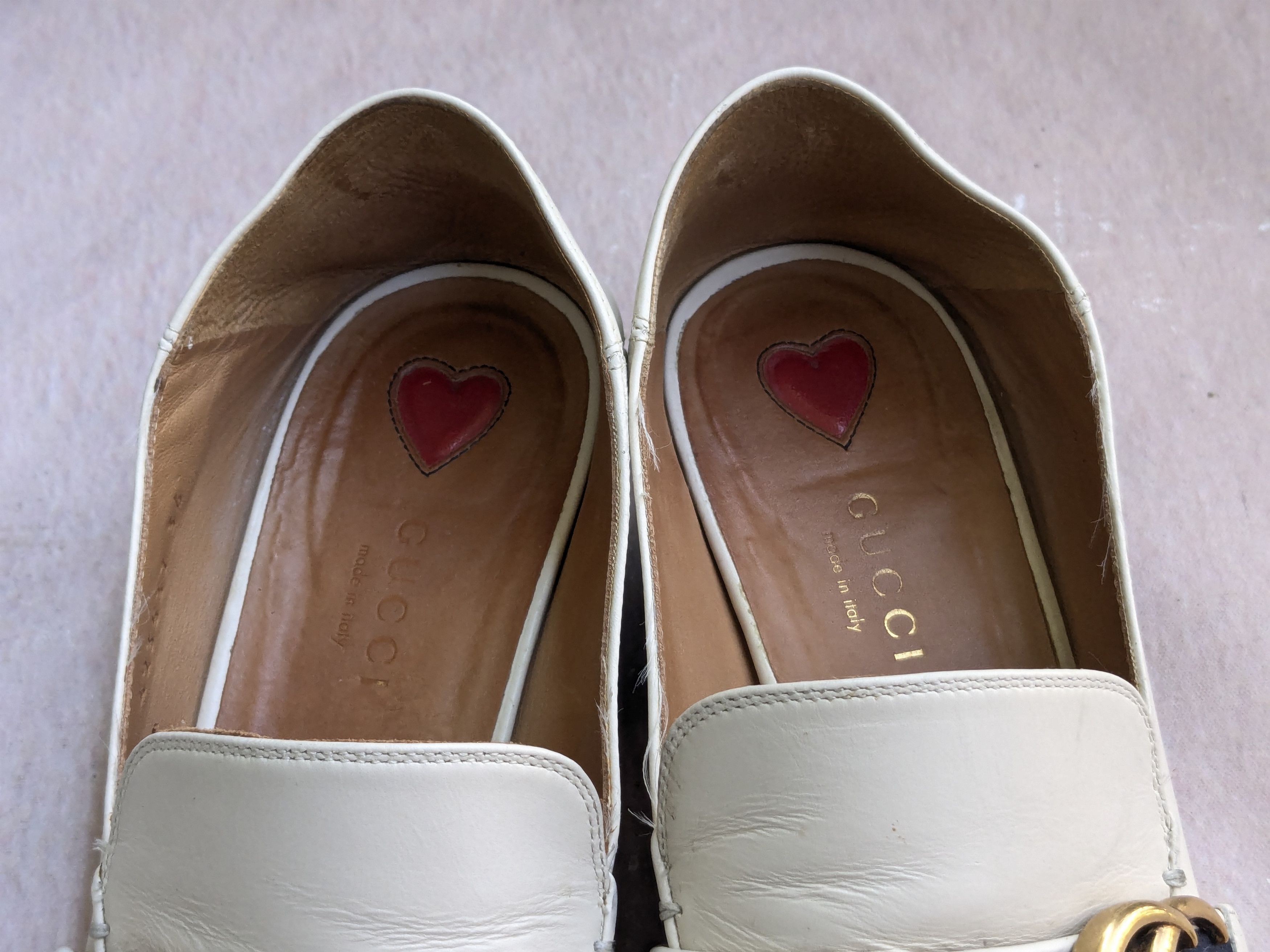 Gucci Gucci Loafers White 36 6 Leather Pumps Heels Size US 6 / IT 36 - 5 Thumbnail
