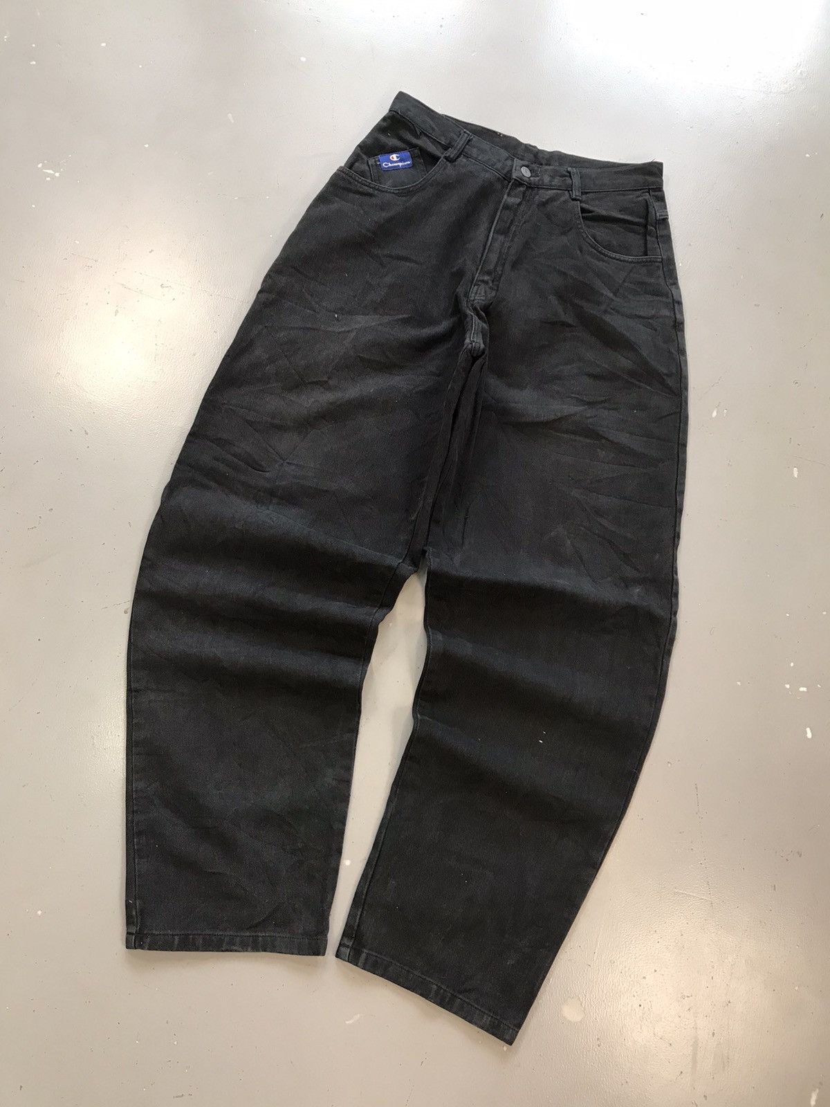 Champion × Vintage Vintage champion big pocket baggyfit denim Size US 31 - 2 Thumbnail