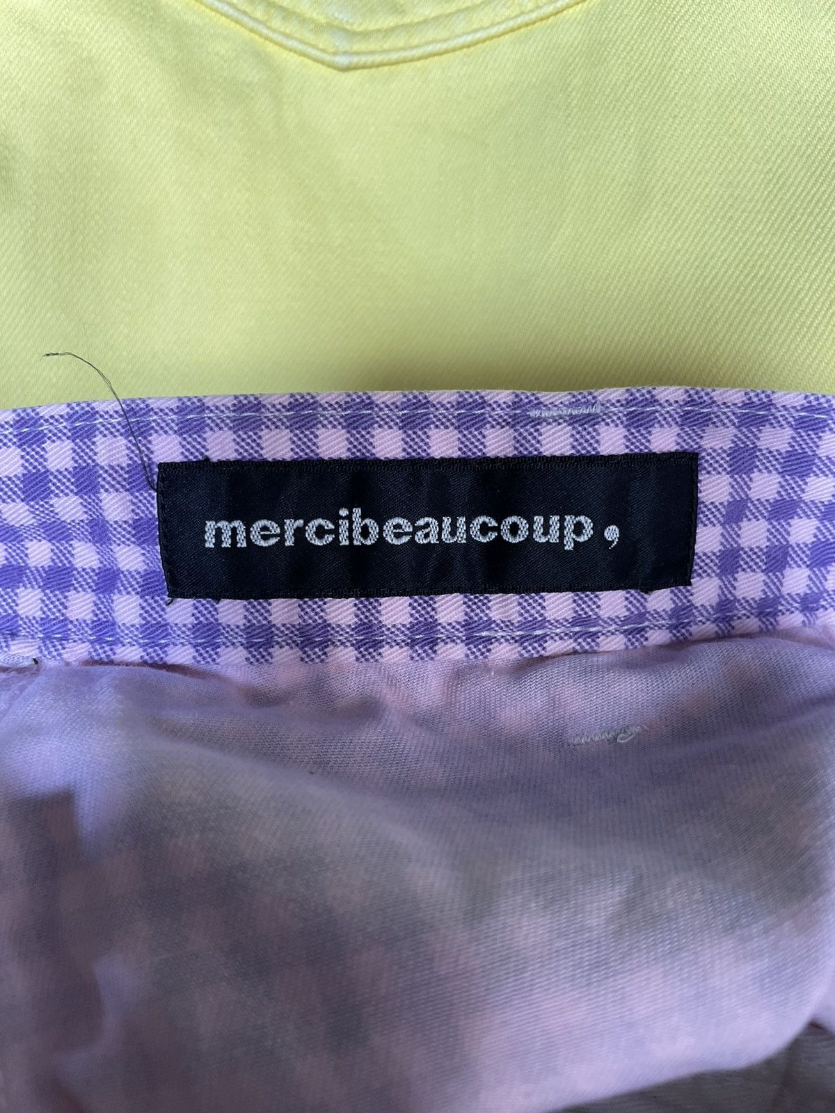 Issey Miyake × mercibeaucoup Mercibeaucoup Drop Crotch Checked Pants Size 26" / US 2 / IT 38 - 10 Thumbnail