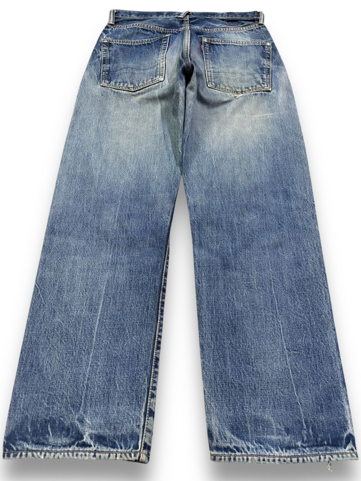 Evisu Vintage 00s Evisu Selvedge Loose Distressed Jeans by Yamane Size US 31 - 3 Thumbnail