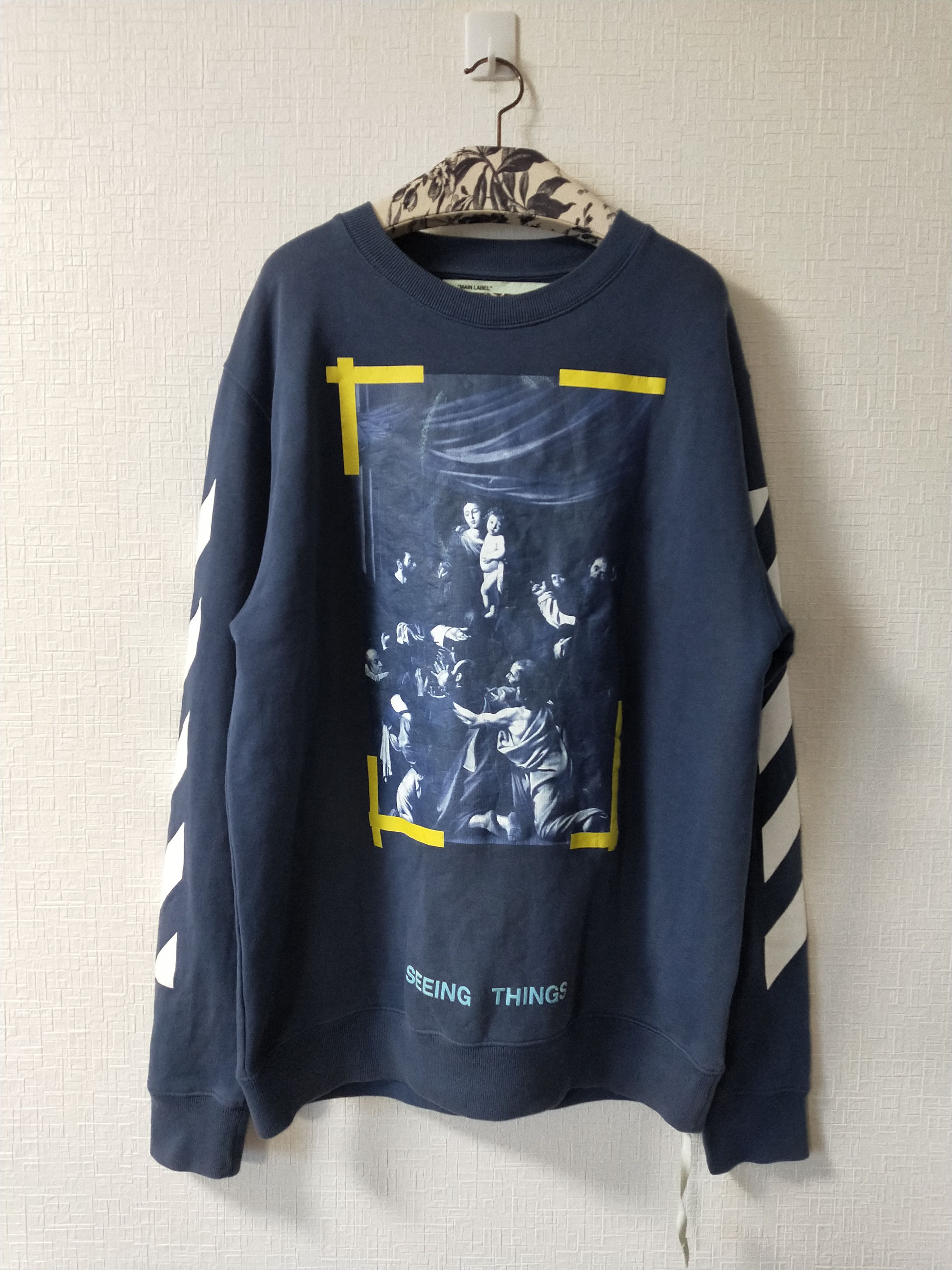 Off-White Diagonal Caravaggio Sweatshirt | Grailed