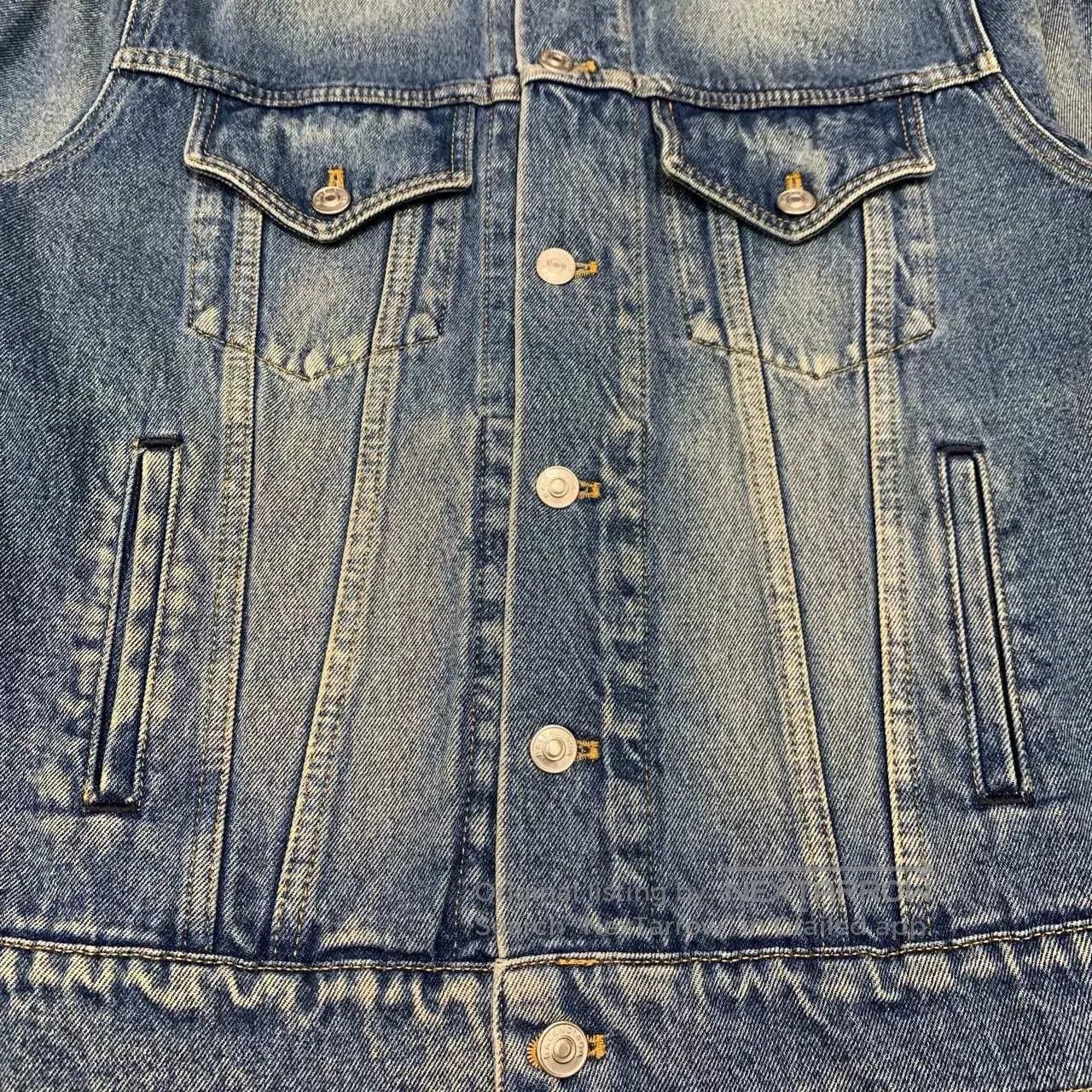 Balenciaga Balenciaga Coke Embroidery Denim Jacket. Size US M / EU 48-50 / 2 - 6 Thumbnail