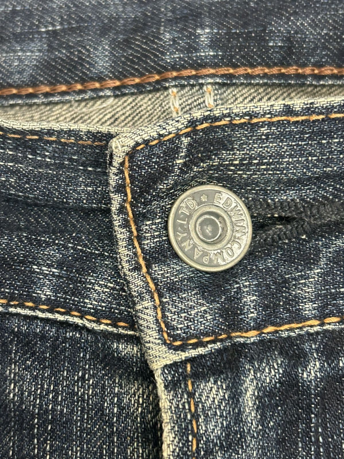 Edwin Edwin 503 Rebel Vintage Japan Washed Denim Whisker Straight Size US 34 / EU 50 - 8 Thumbnail