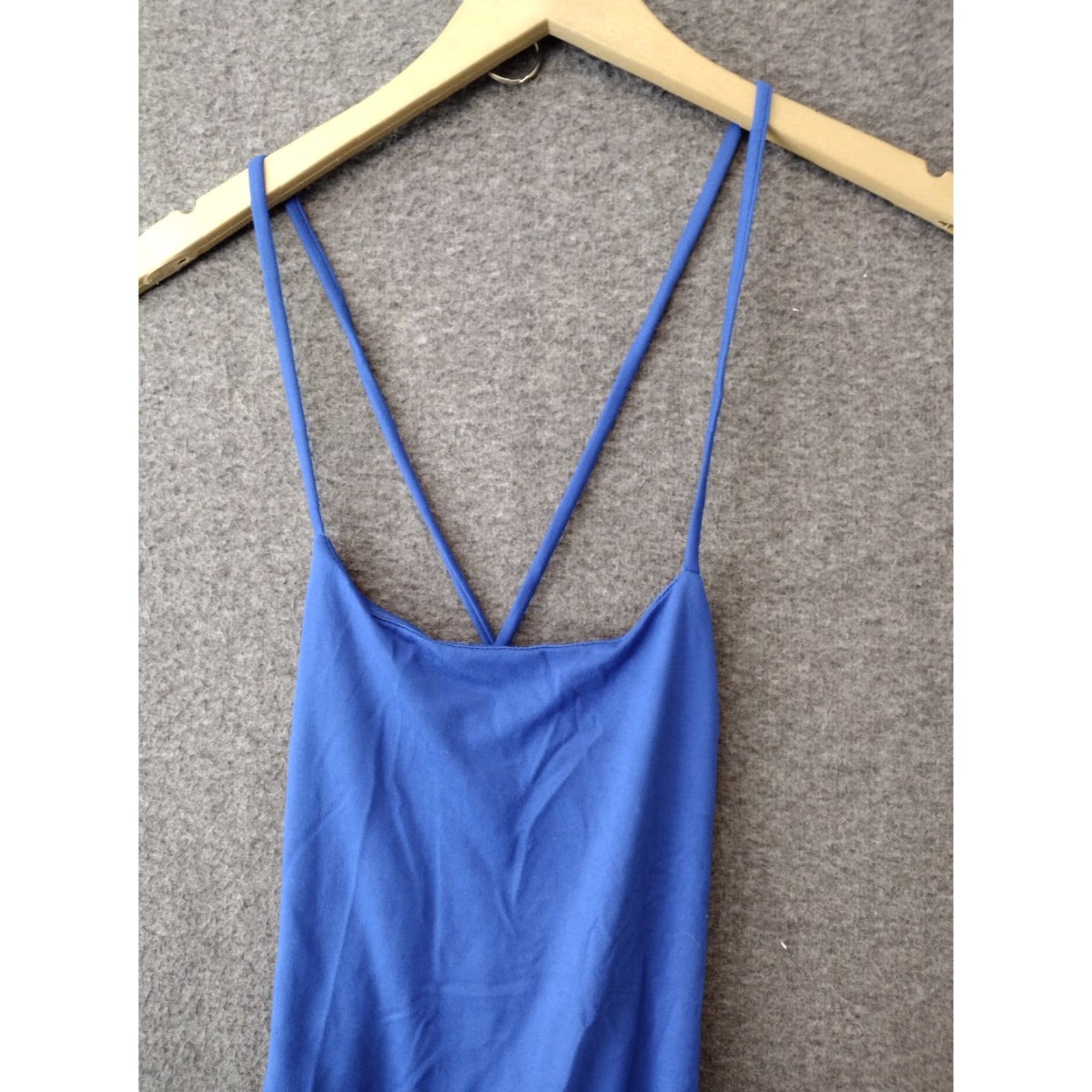 Vintage Codigo Maxi Dress Women's S Blue Maxi Dress Sleeveless Open Back Sexy Spaghetti Strap Size S / US 4 / IT 40 - 3 Thumbnail