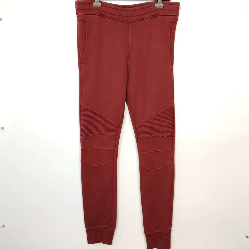 Balmain Balmain Men's Casual Pants in Red 0089 Size US 32 / EU 48 - 1 Thumbnail