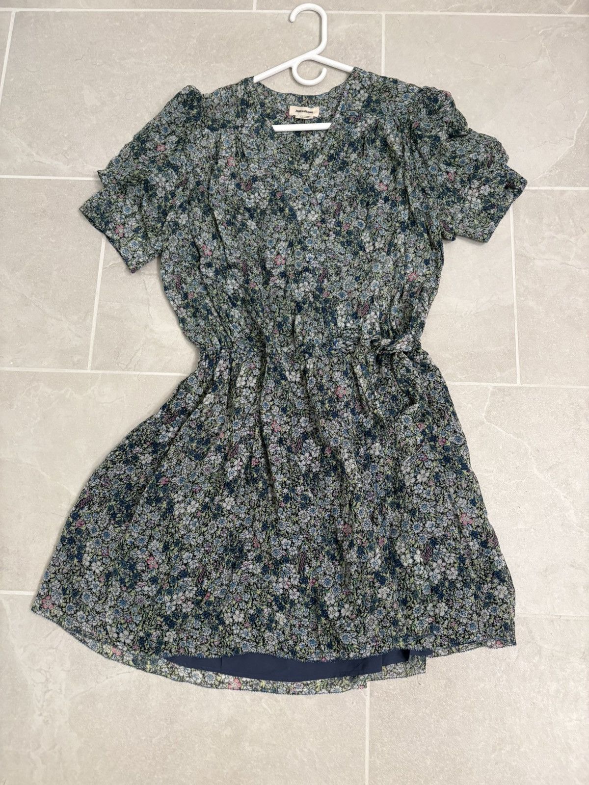 Zadig & Voltaire Zadig & Voltaire Betty Mousseline Mini Wrap Dress Size Small Size S / US 4 / IT 40 - 14 Thumbnail