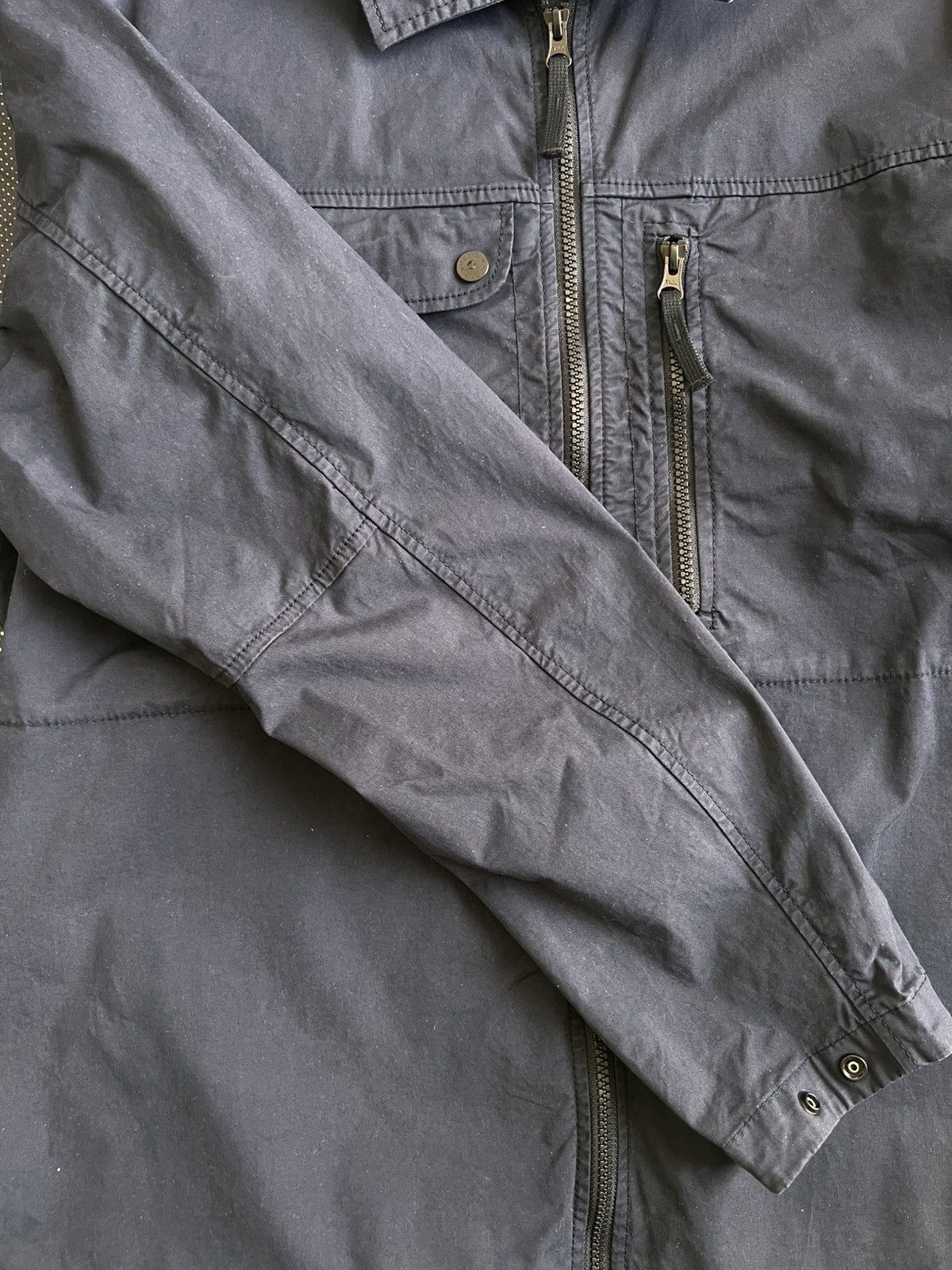 Stone Island XL Stone Island Overshirt Cotton Stretch Navy blu jacket zip Size US XL / EU 56 / 4 - 19 Thumbnail