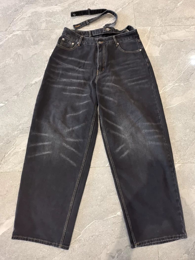 Y/Project Y/Project Black Washed Baggy Jeans - dmc Size US 34 / EU 50 - 1 Thumbnail