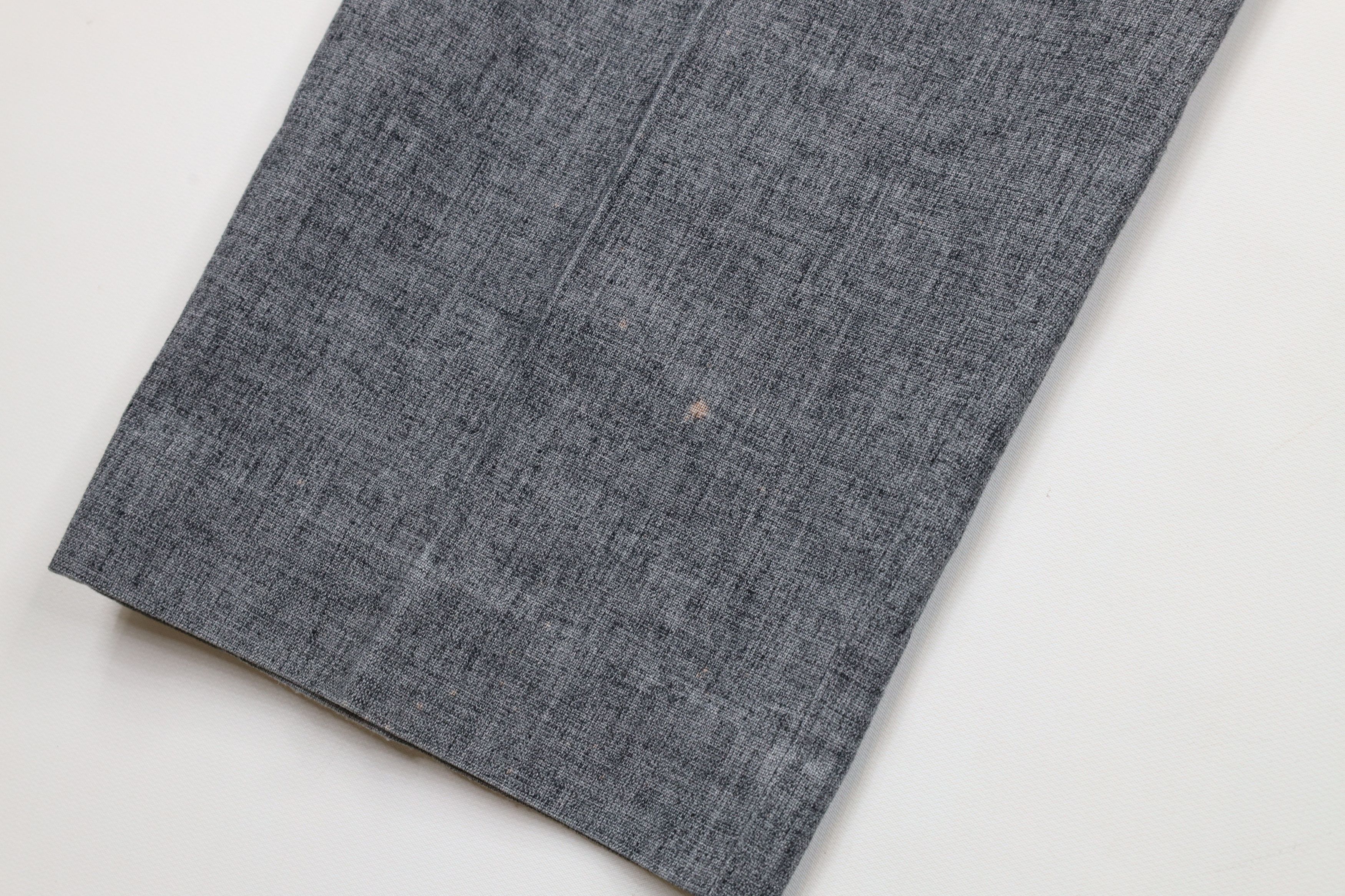 Vintage Vintage 90s Streetwear Linen Pleated Chino Pants Gray Size US 34 / EU 50 - 5 Thumbnail